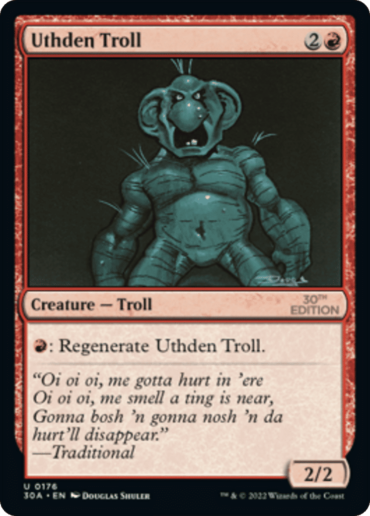 Troll d'Uthden — 30th Anniversary Edition — Magic: The Gathering