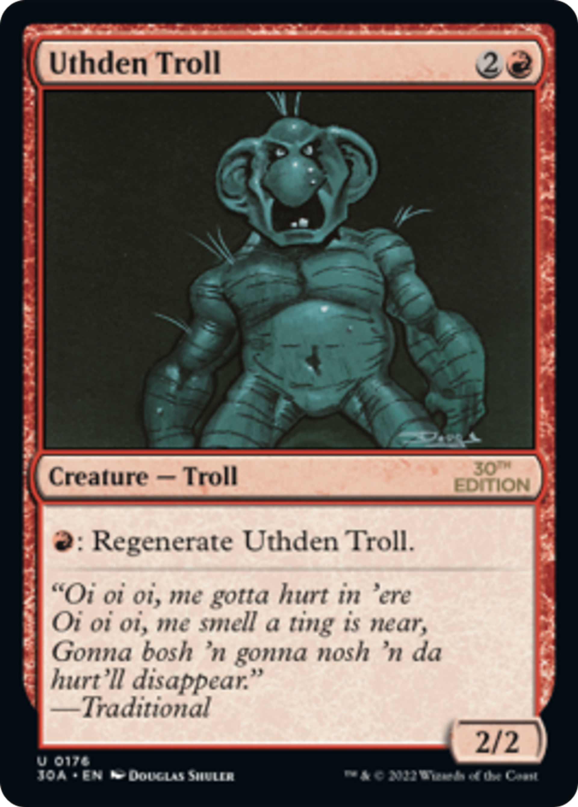 Troll d'Uthden — 30th Anniversary Edition — Magic: The Gathering