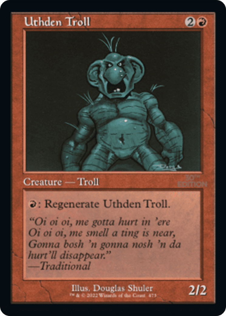 Troll d'Uthden — 30th Anniversary Edition — Magic: The Gathering
