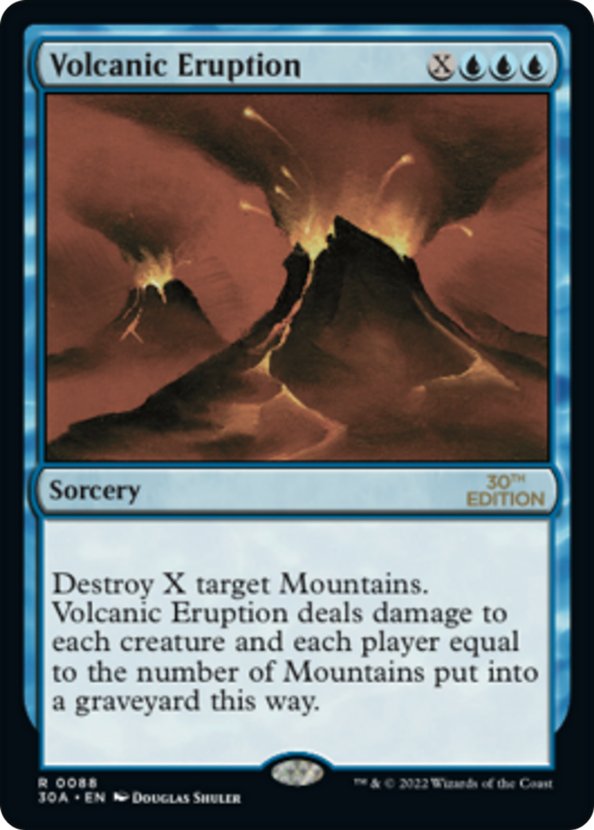Volcanic Eruption — 30th Anniversary Edition — Magic: The Gathering