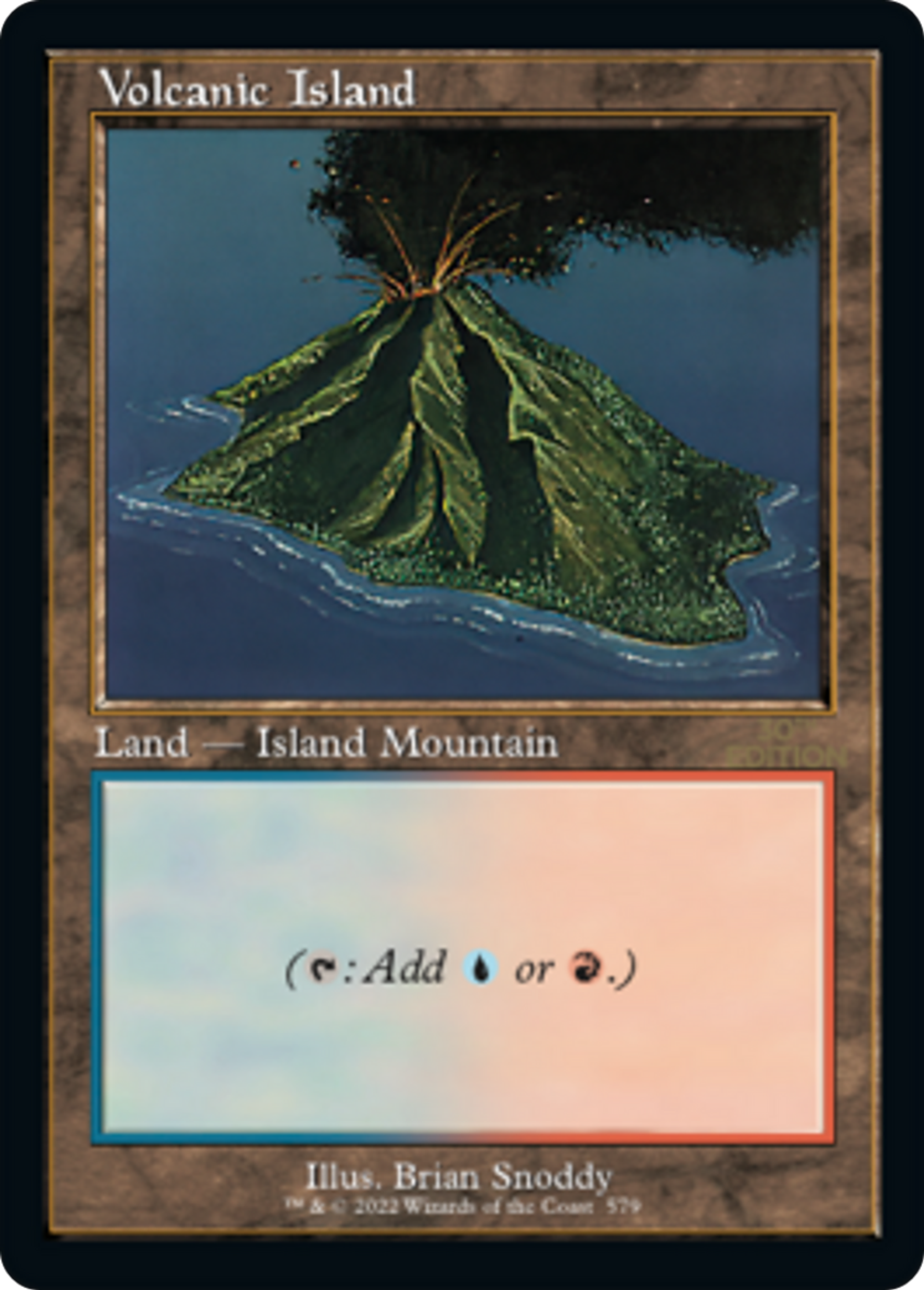 Ile volcanique — 30th Anniversary Edition — Magic: The Gathering