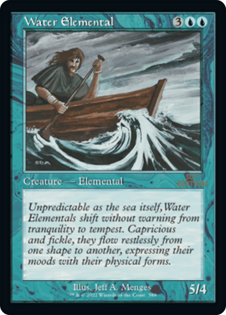 Water Elemental — 30th Anniversary Edition — Magic: The Gathering