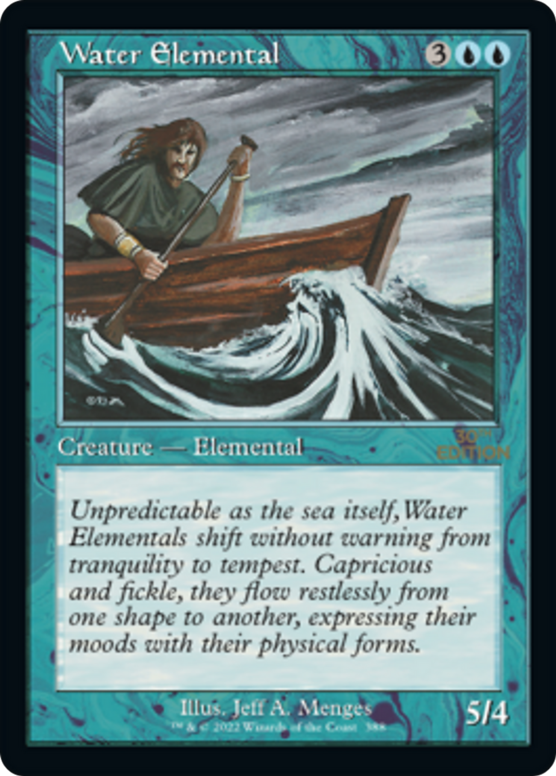 Water Elemental — 30th Anniversary Edition — Magic: The Gathering