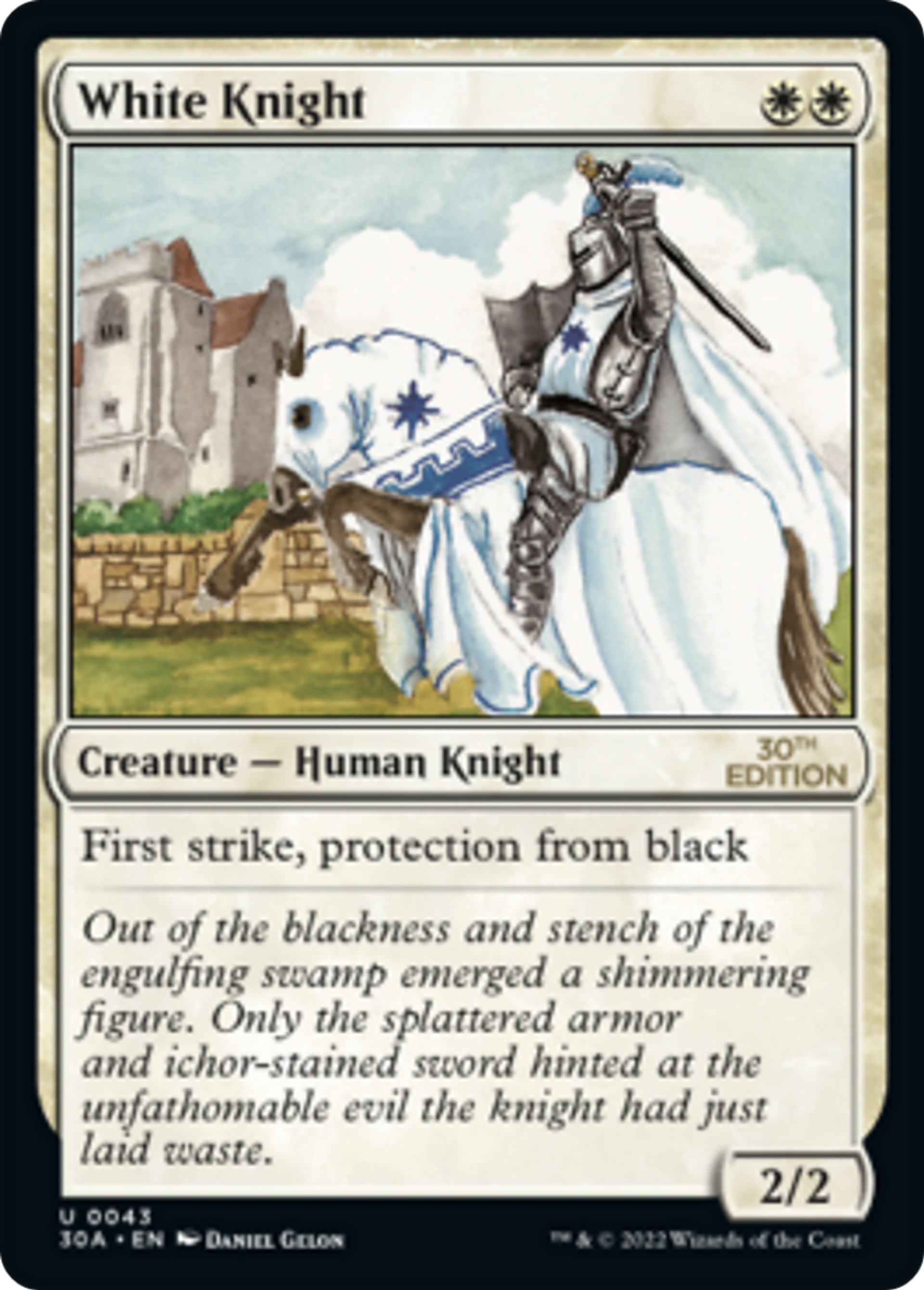 Chevalier blanc — 30th Anniversary Edition — Magic: The Gathering