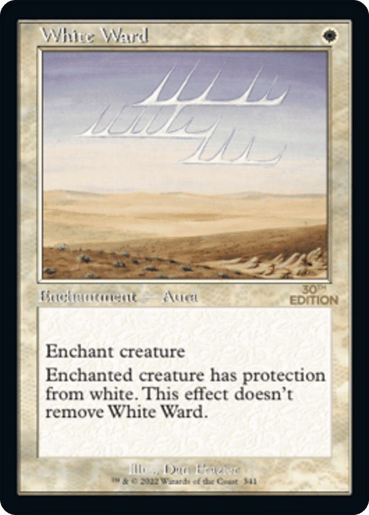 Rune de garde blanche — 30th Anniversary Edition — Magic: The Gathering
