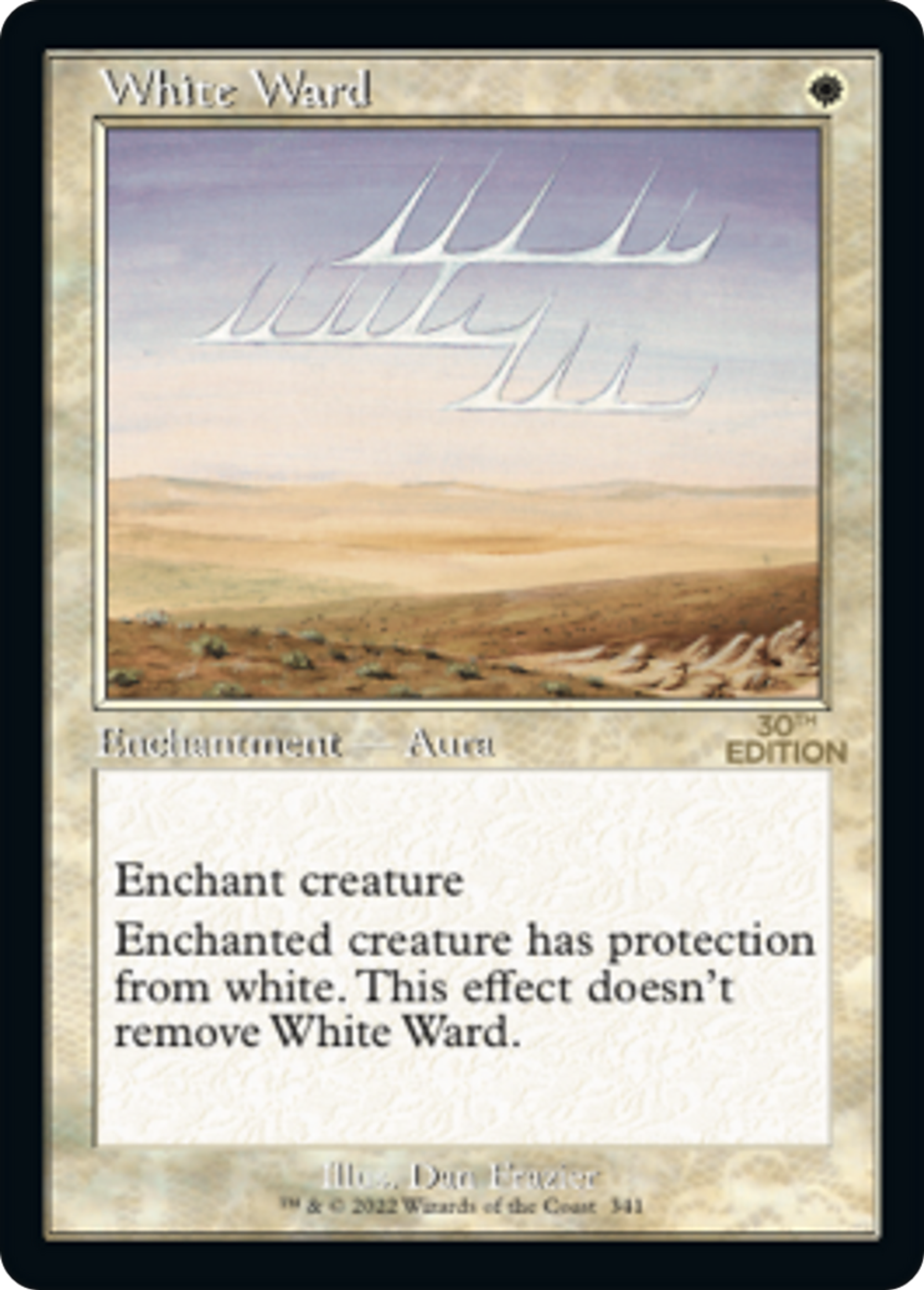 Rune de garde blanche — 30th Anniversary Edition — Magic: The Gathering