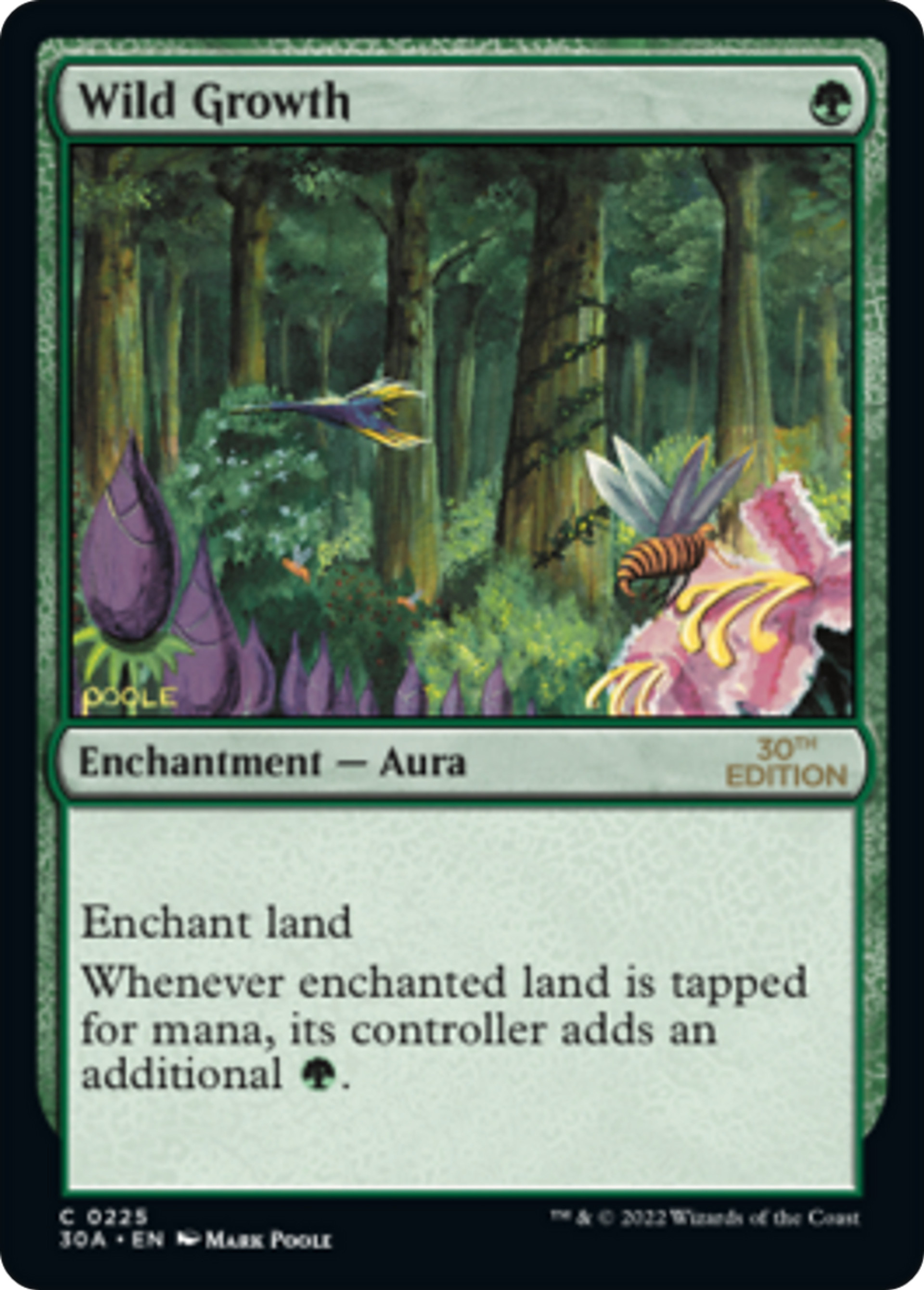 Wild Growth — 30th Anniversary Edition — Magic: The Gathering