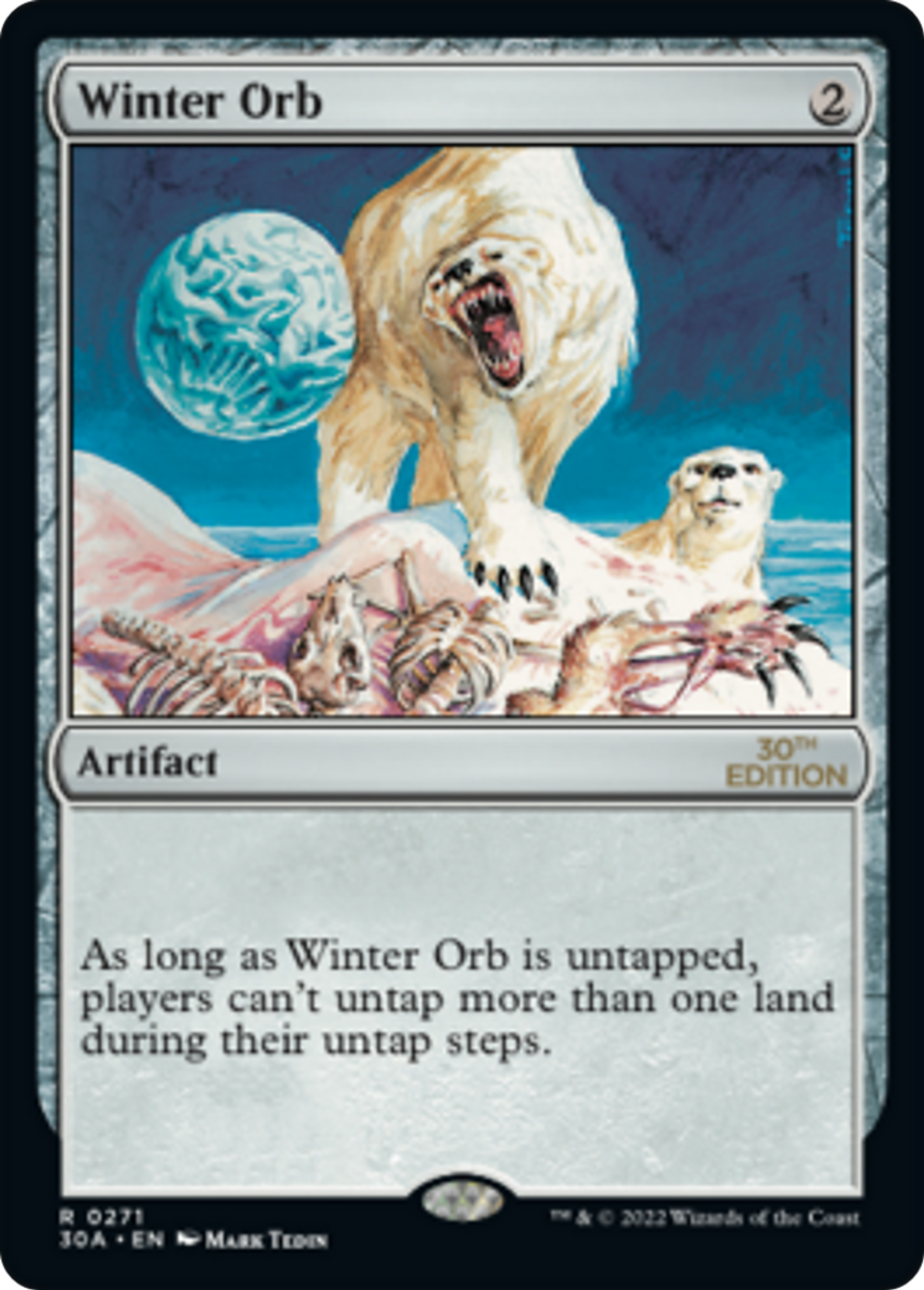 Winter Orb — 30th Anniversary Edition — Magic: The Gathering