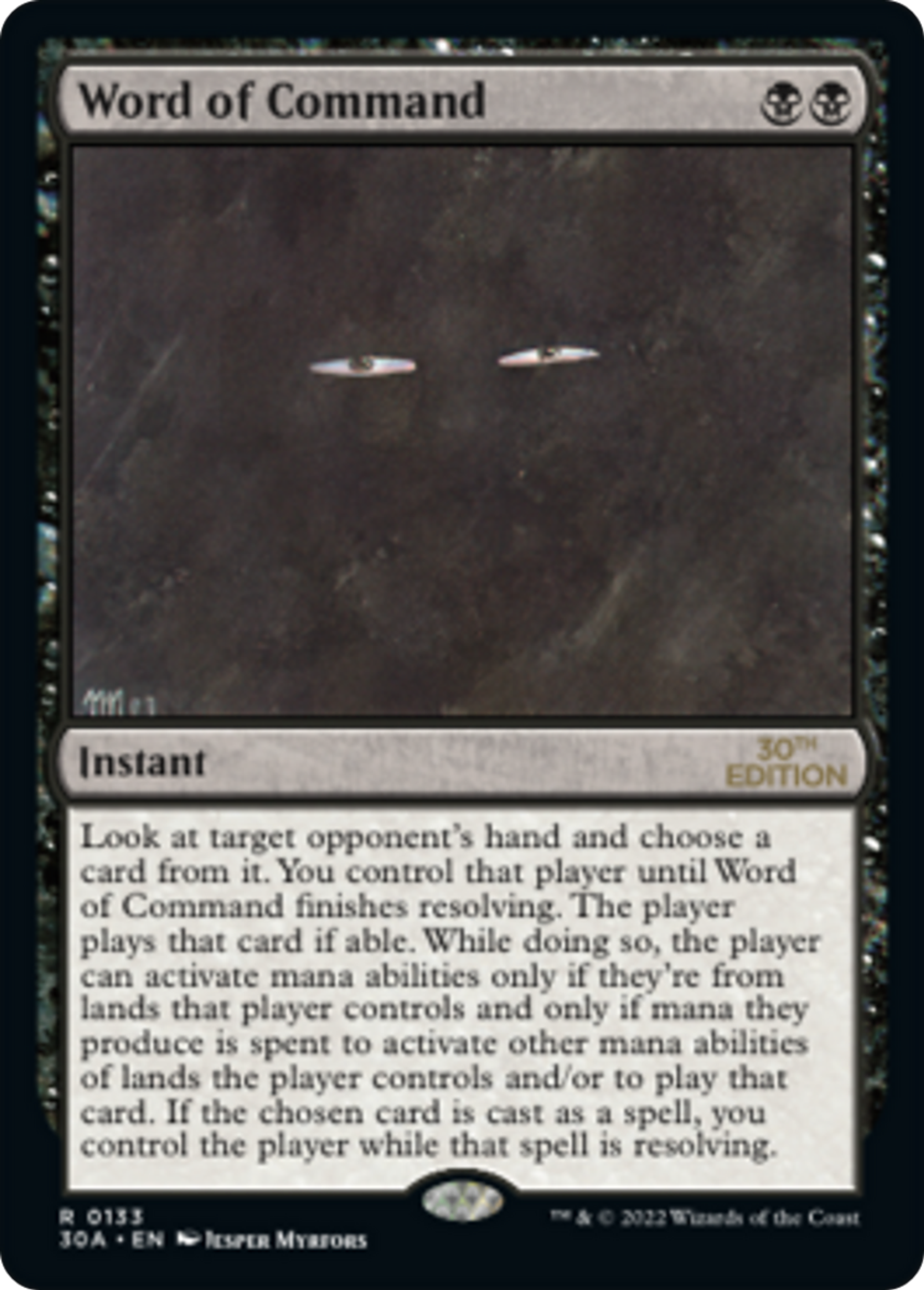 Word of Command — 30th Anniversary Edition — Magic: The Gathering