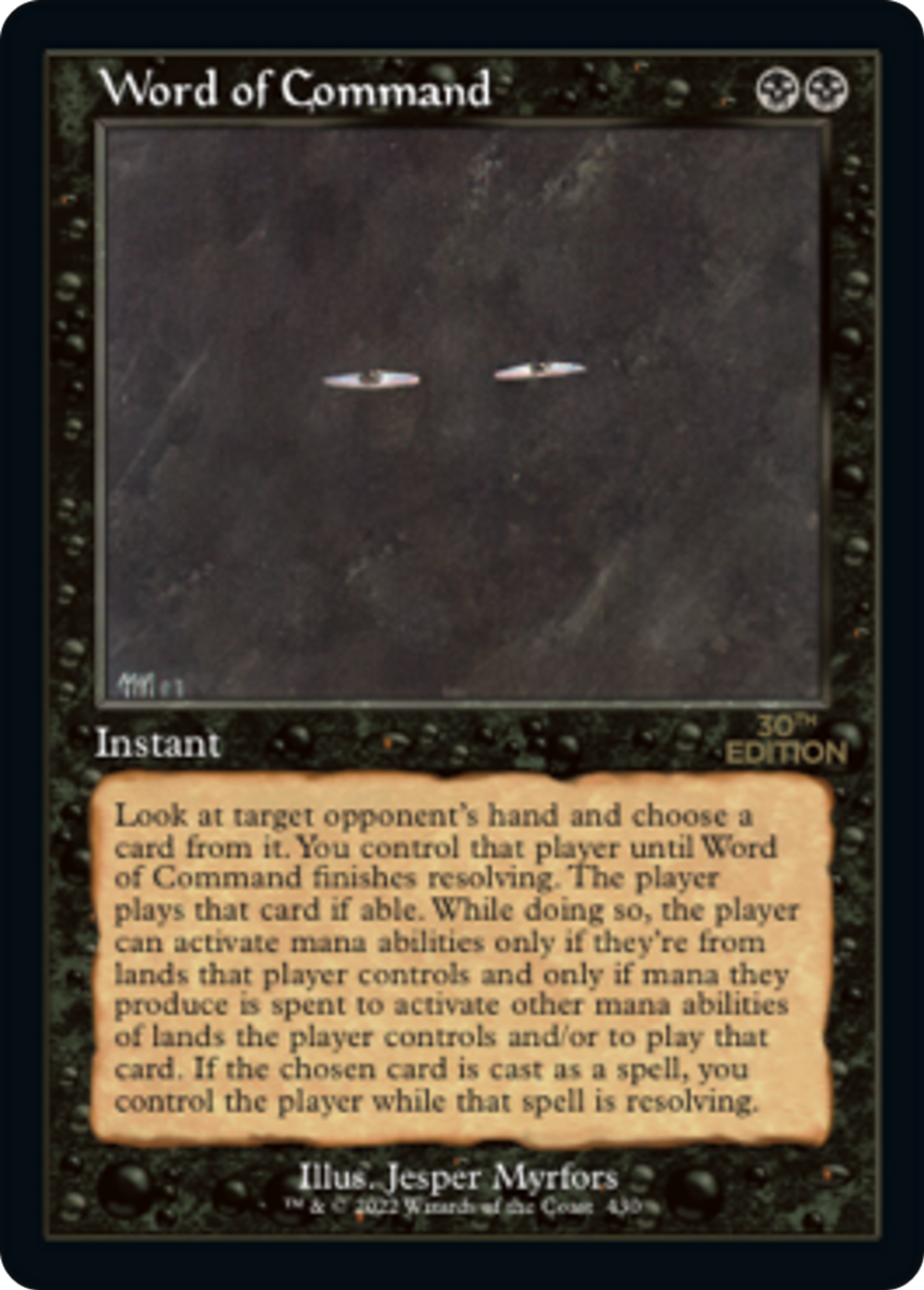 Word of Command — 30th Anniversary Edition — Magic: The Gathering