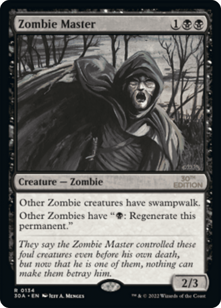 Zombie Master — 30th Anniversary Edition — Magic: The Gathering