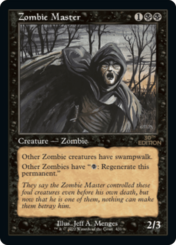 Zombie Master — 30th Anniversary Edition — Magic: The Gathering