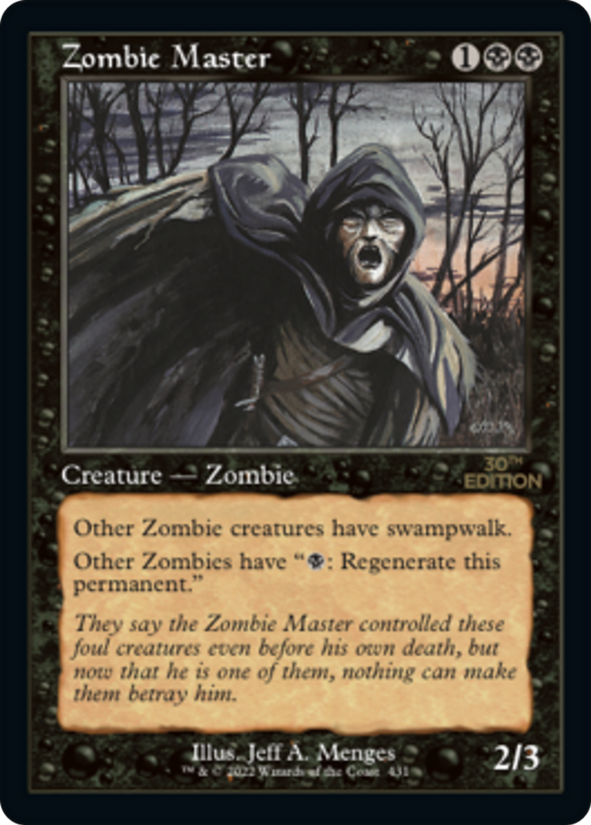 Zombie Master — 30th Anniversary Edition — Magic: The Gathering