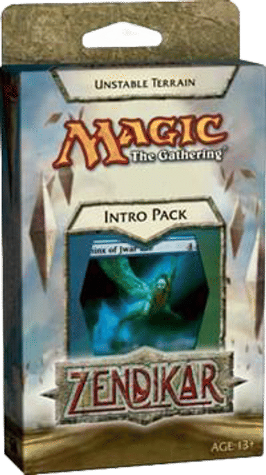 Product image for Intro Pack Zendikar Blue Unstable Terrain