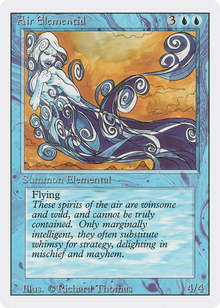 Air Elemental — Revised Edition — Magic: The Gathering