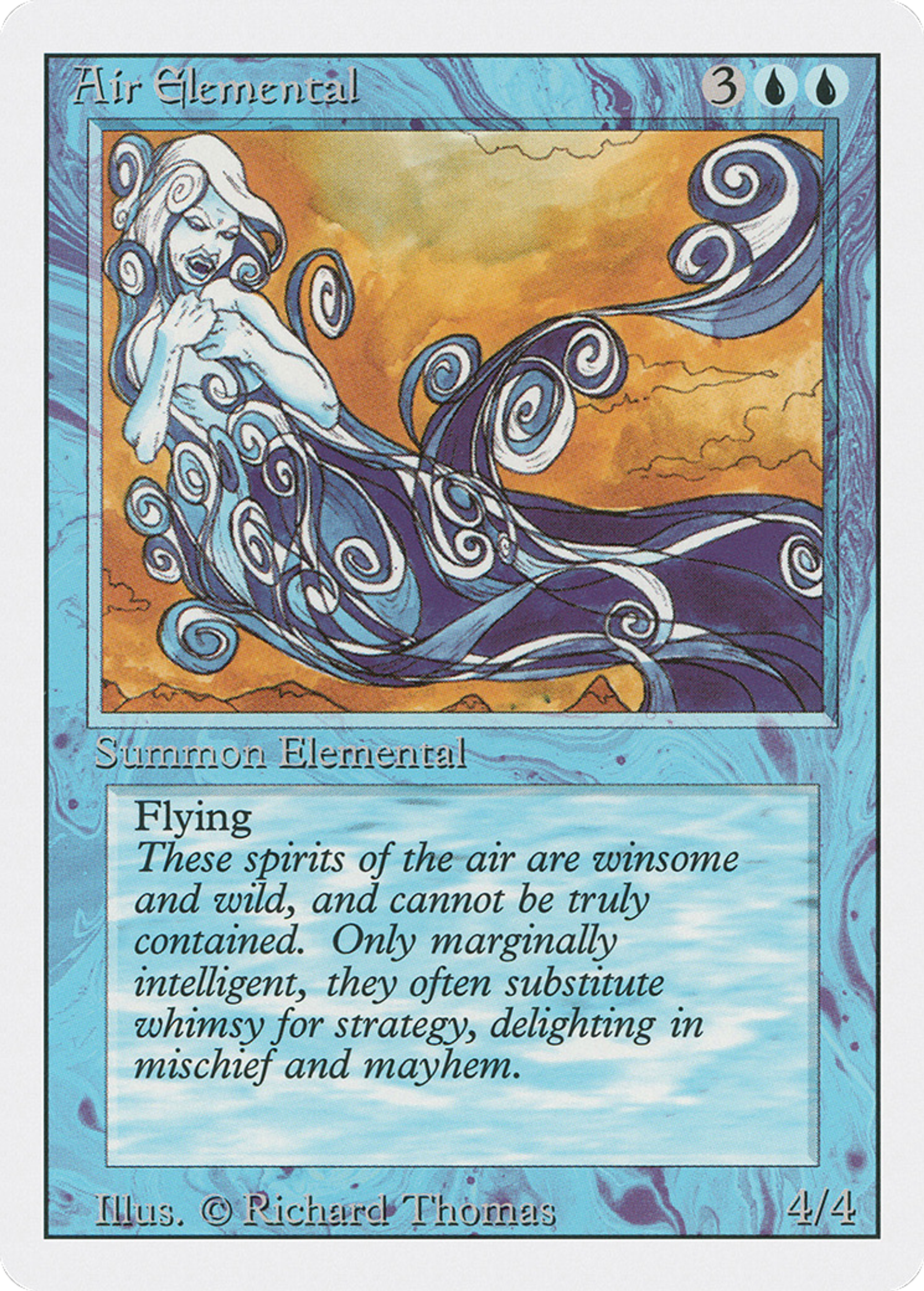 Air Elemental — Revised Edition — Magic: The Gathering
