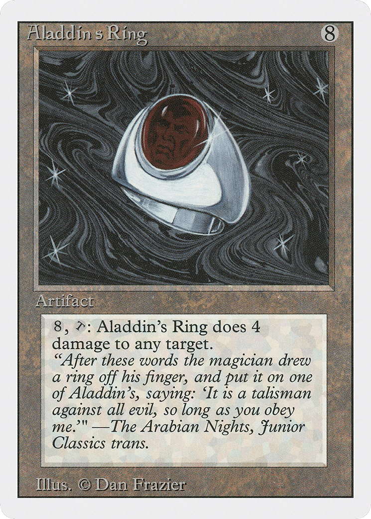 Aladdin's Ring — Revised Edition — Magic: The Gathering