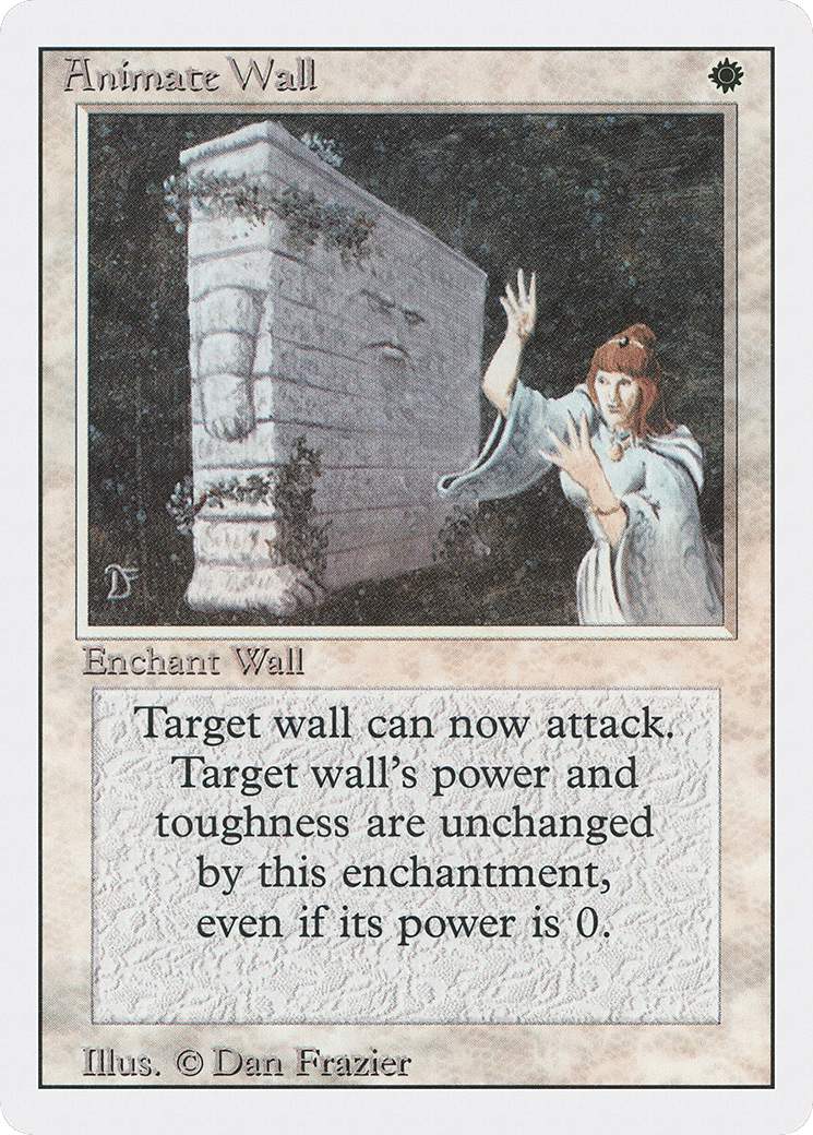 Animate Wall — Revised Edition — Magic: The Gathering