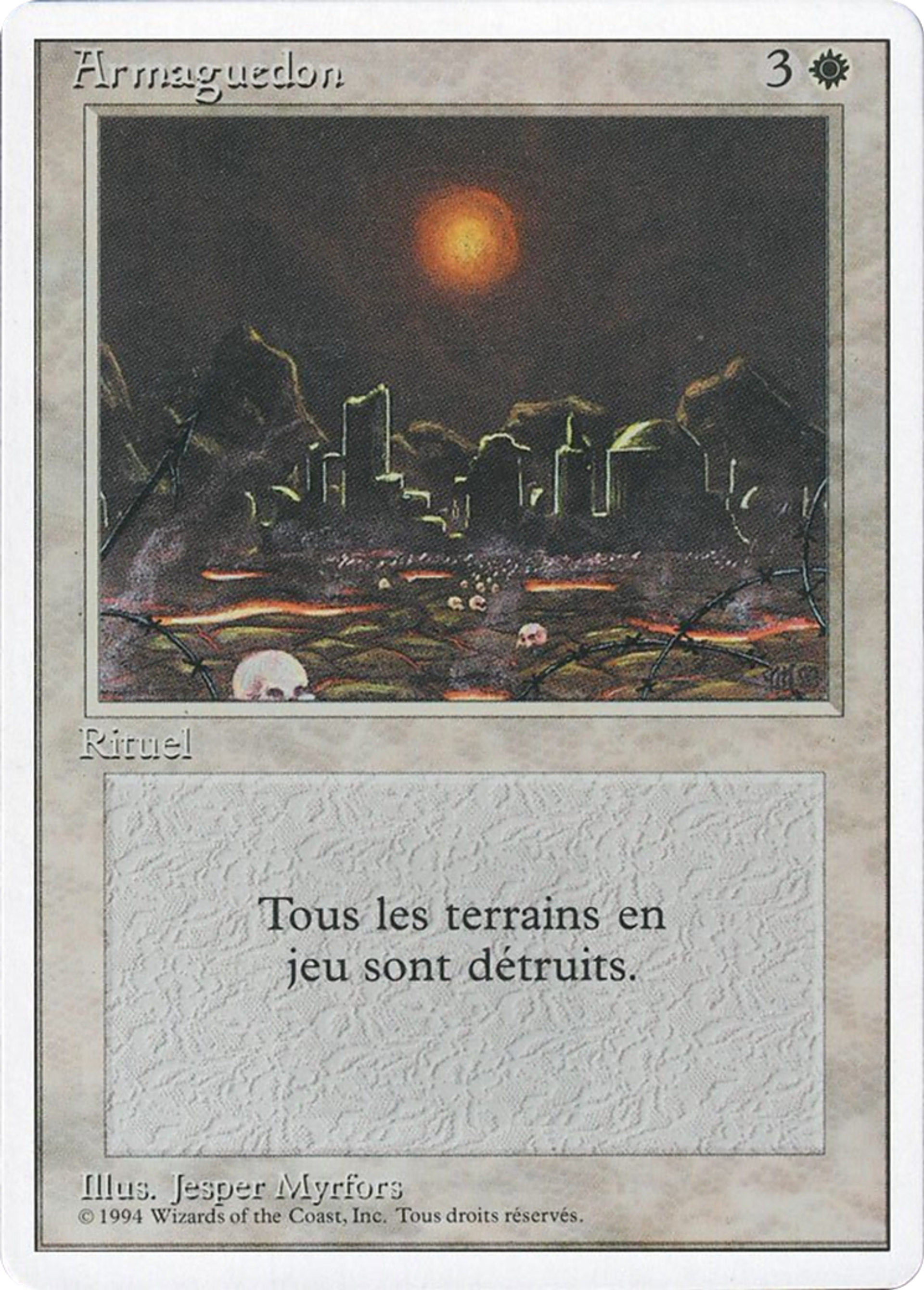 Armaguedon — Revised Edition — Magic: The Gathering