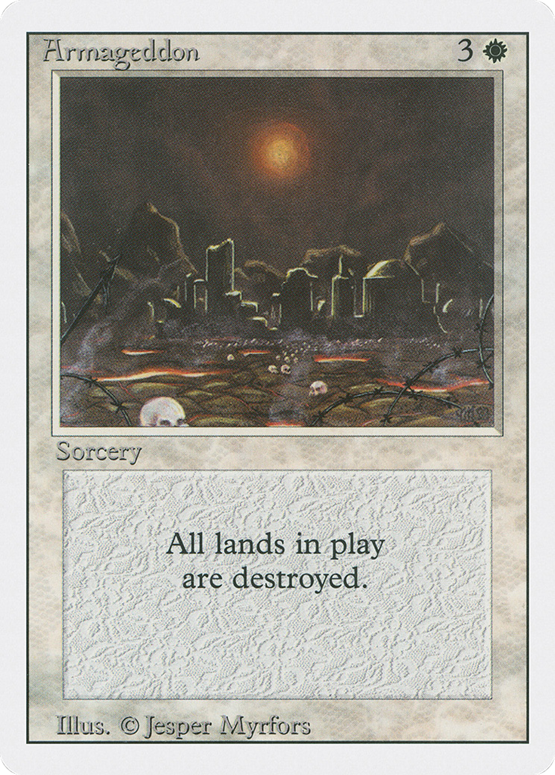 Armageddon — Revised Edition — Magic: The Gathering