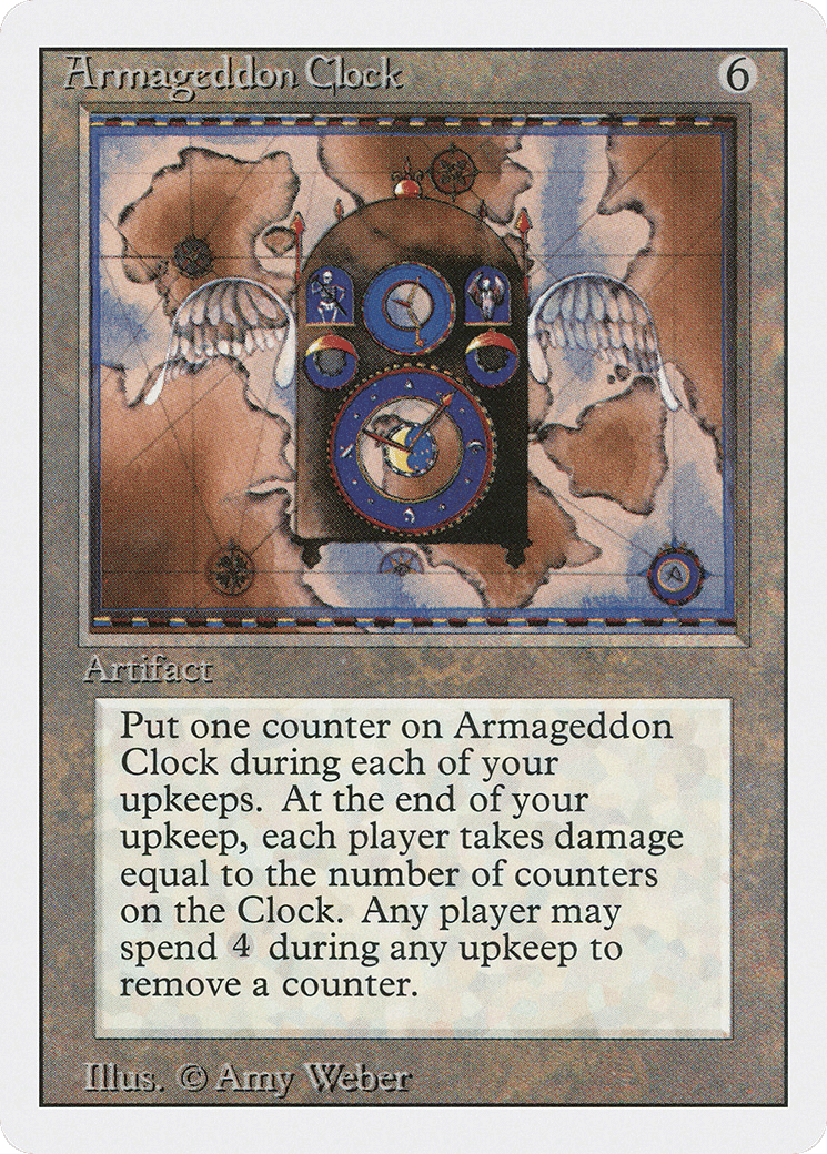 Armageddon Clock — Revised Edition — Magic: The Gathering