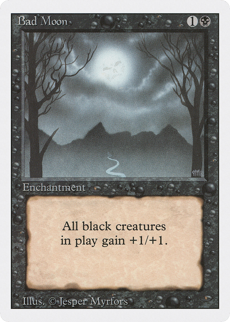 Bad Moon — Revised Edition — Magic: The Gathering