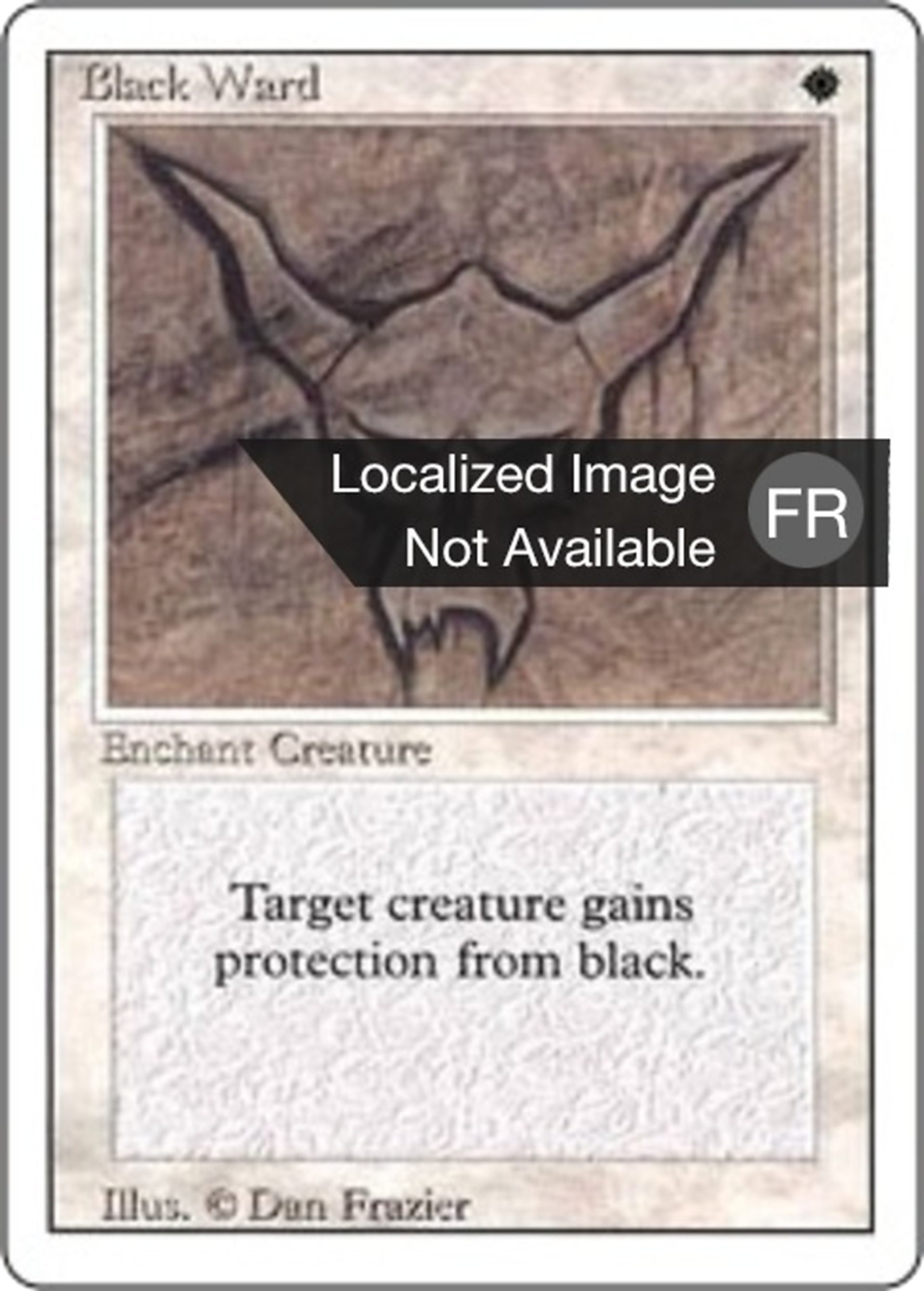 Rune de garde noire — Revised Edition — Magic: The Gathering