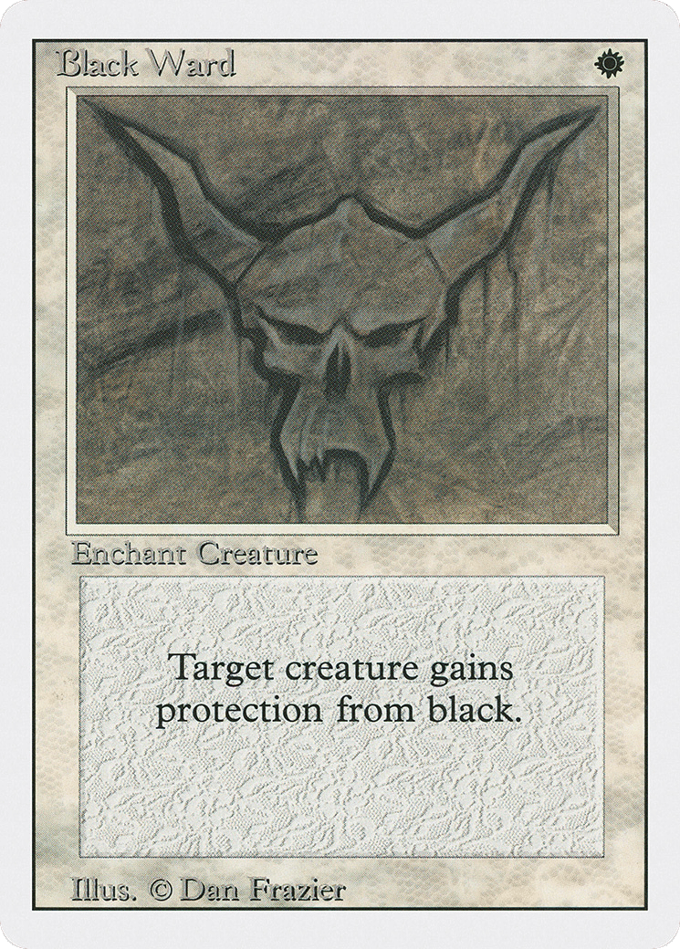 Black Ward — Revised Edition — Magic: The Gathering