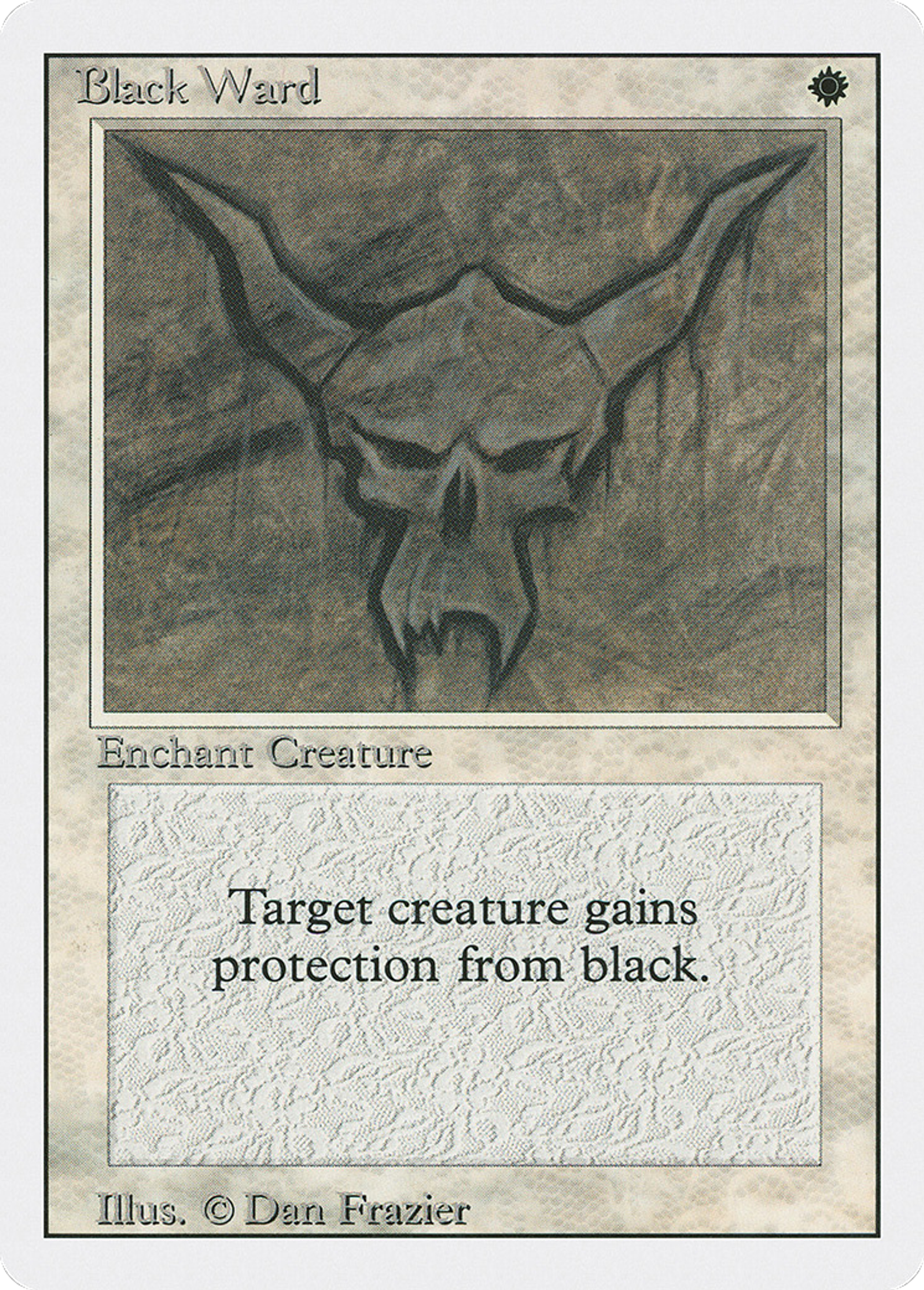 Black Ward — Revised Edition — Magic: The Gathering