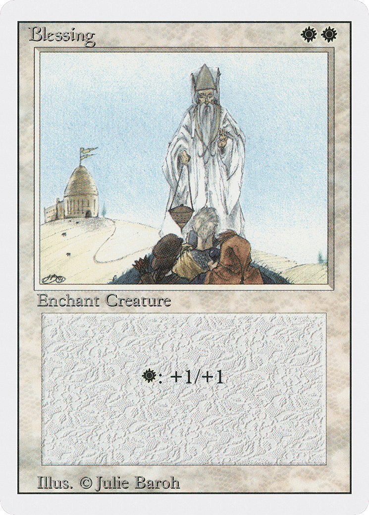Blessing — Revised Edition — Magic: The Gathering