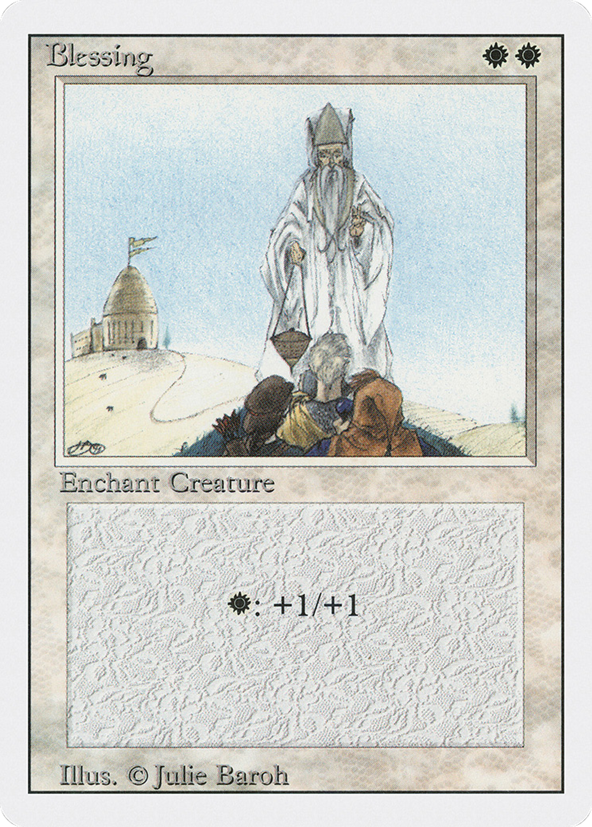 Blessing — Revised Edition — Magic: The Gathering