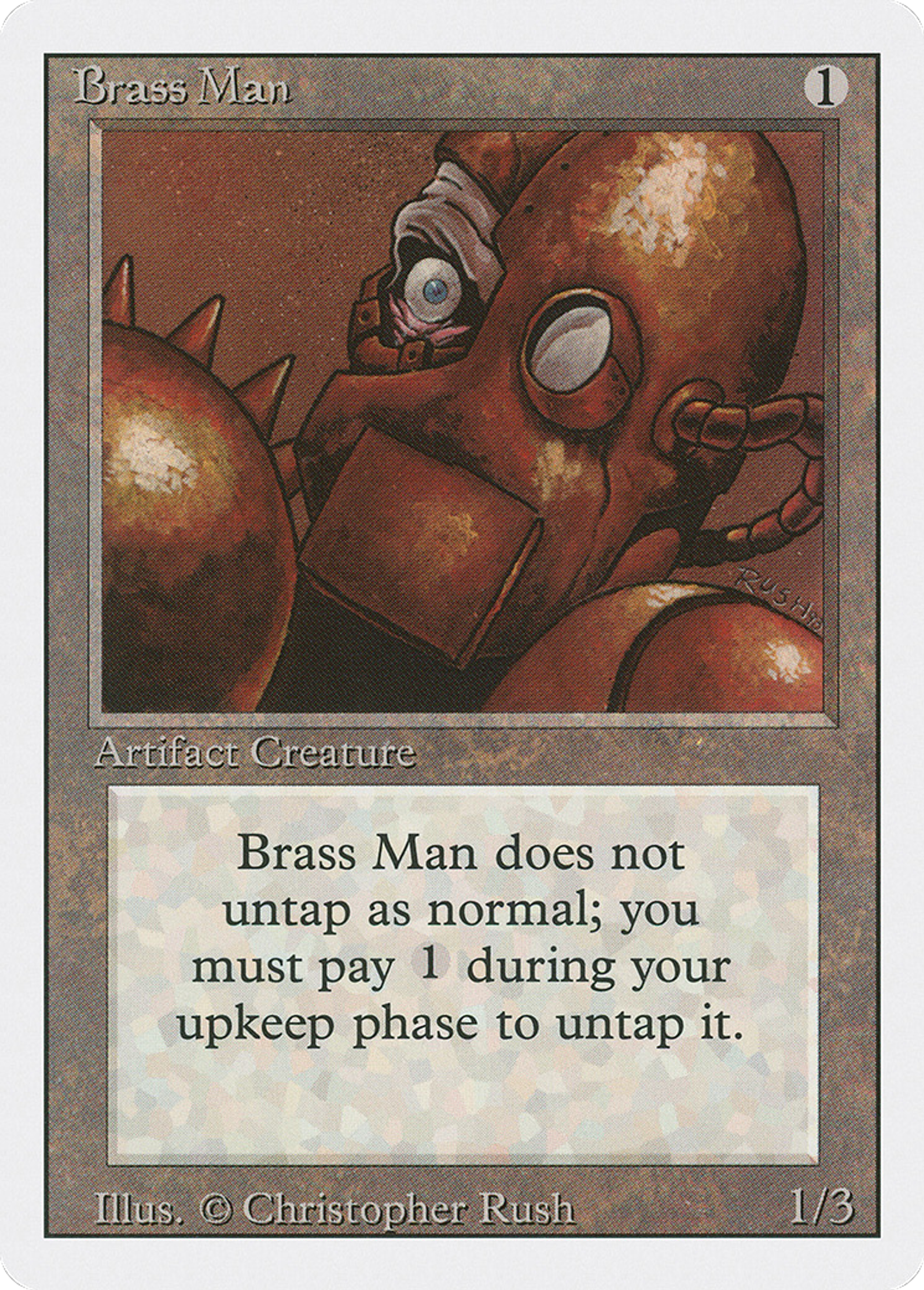 Brass Man — Revised Edition — Magic: The Gathering