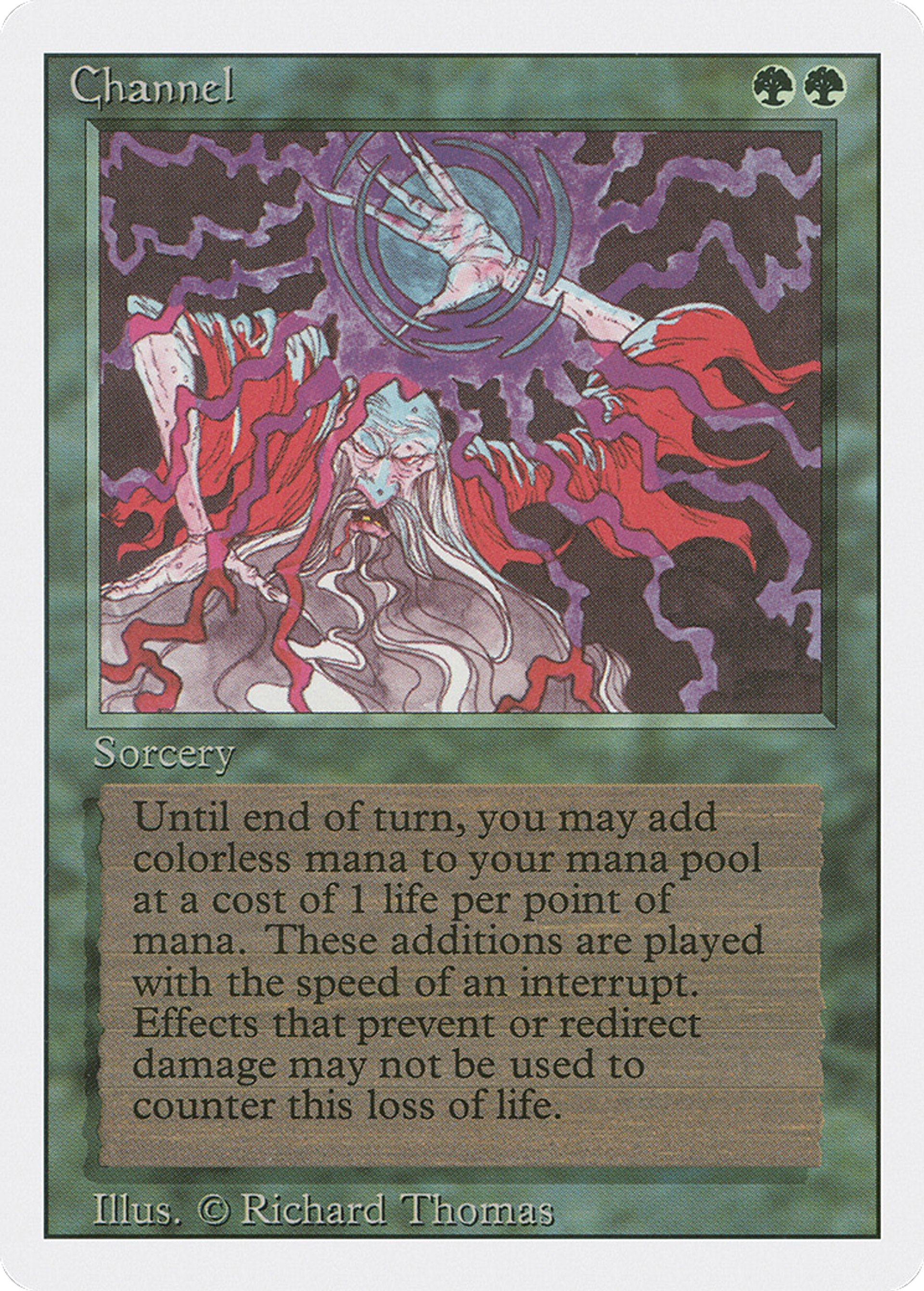 Channel — Revised Edition — Magic: The Gathering