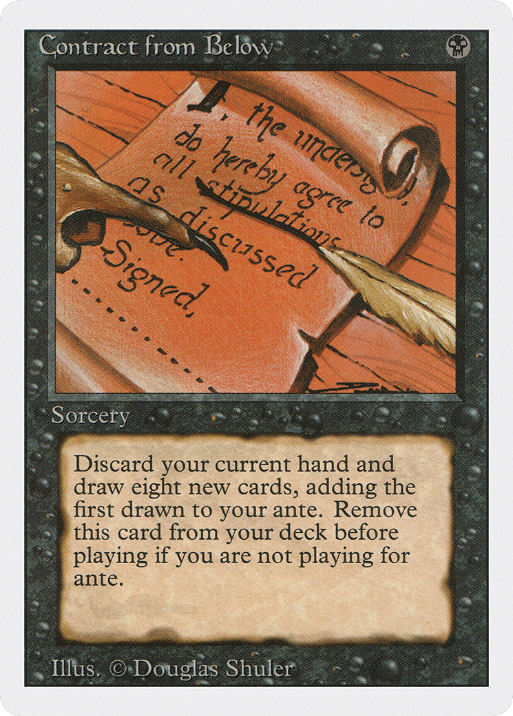 Contract from Below — Revised Edition — Magic: The Gathering