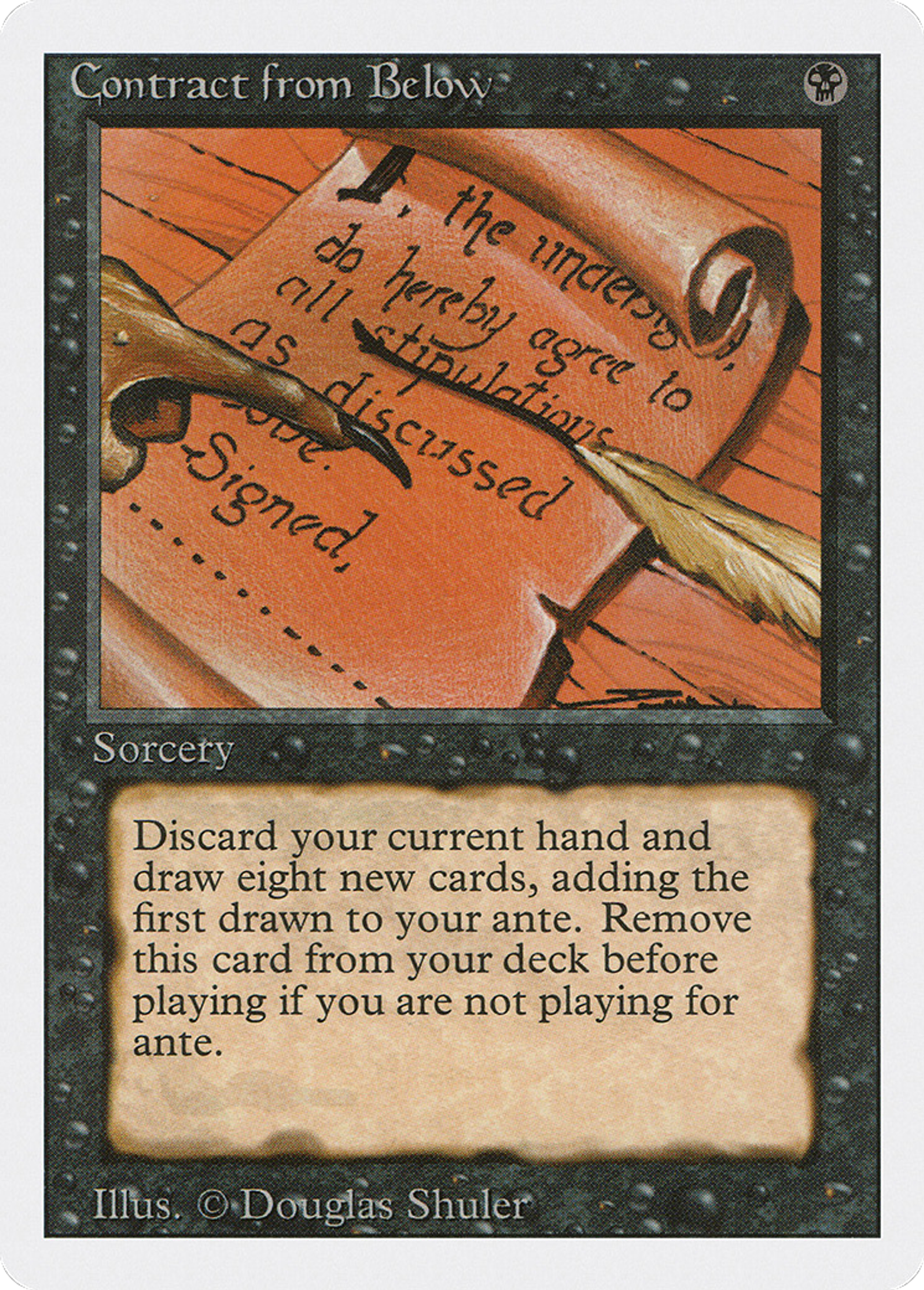 Contract from Below — Revised Edition — Magic: The Gathering