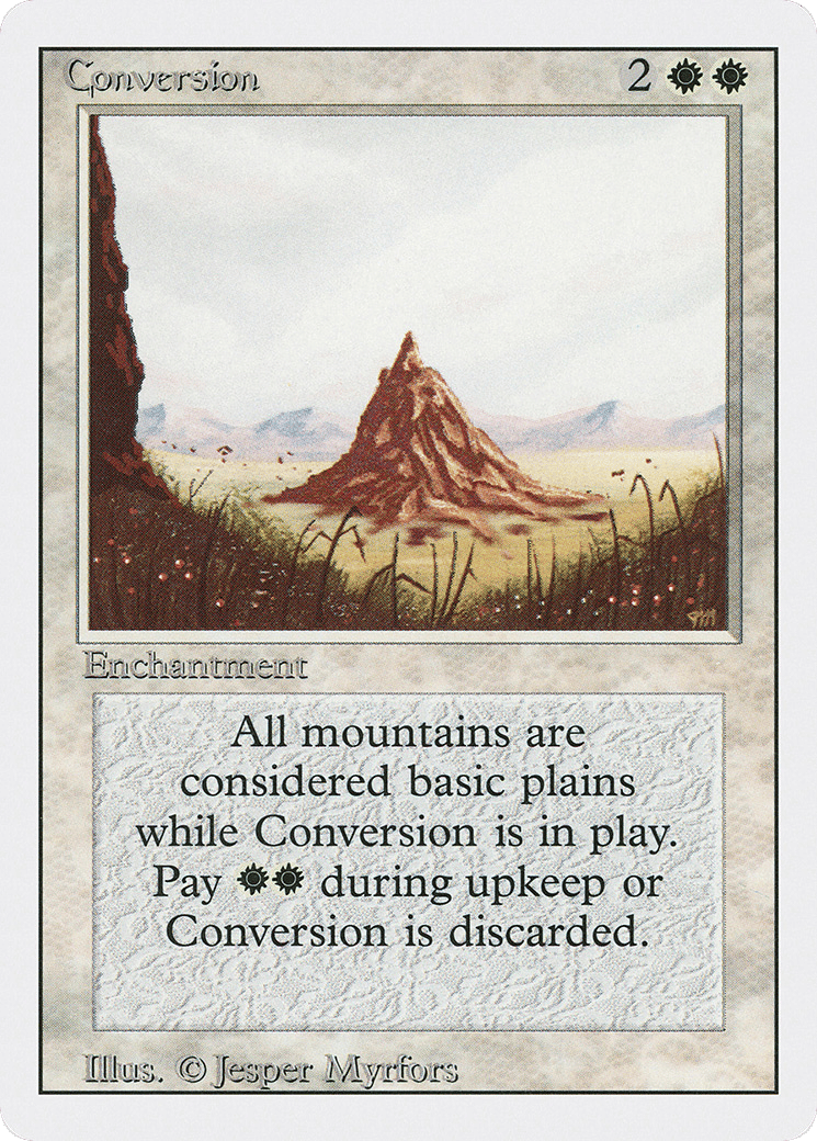 Conversion — Revised Edition — Magic: The Gathering