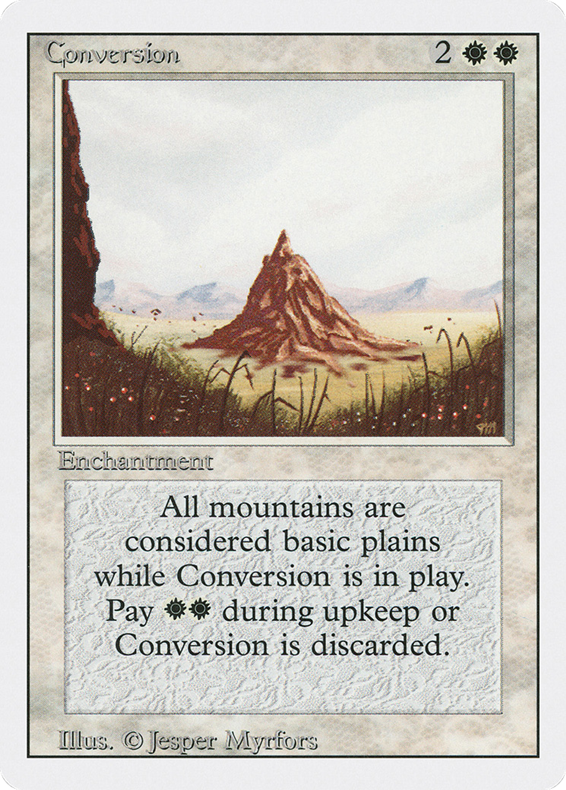 Conversion — Revised Edition — Magic: The Gathering