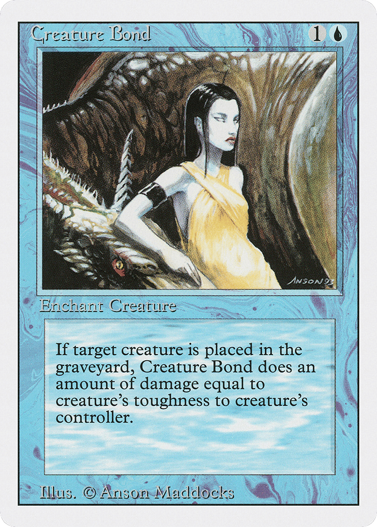 Creature Bond — Revised Edition — Magic: The Gathering