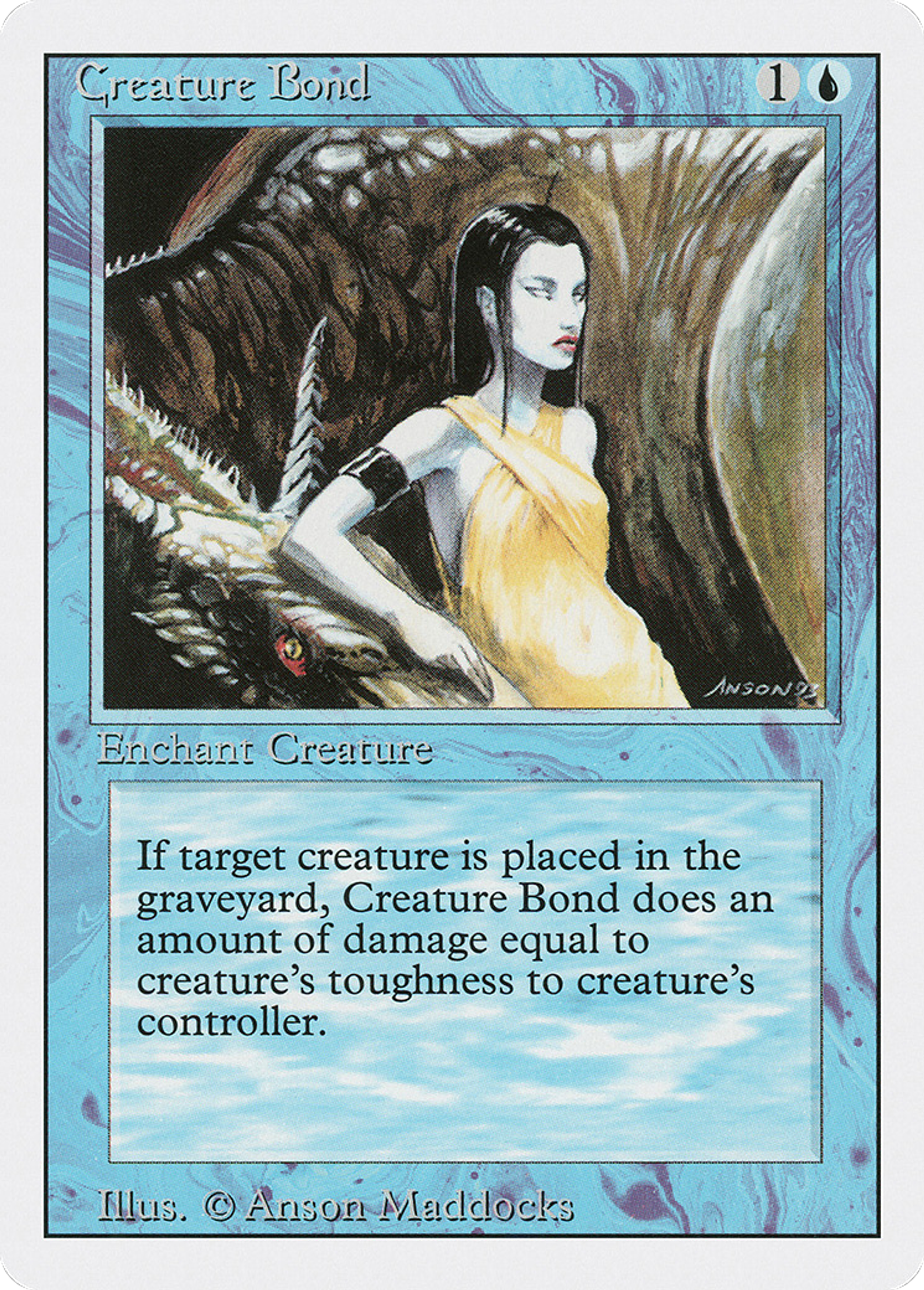 Creature Bond — Revised Edition — Magic: The Gathering