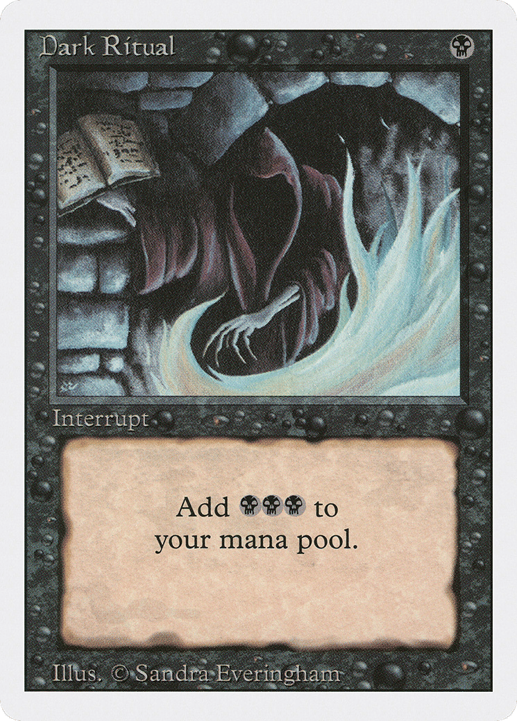 Dark Ritual — Revised Edition — Magic: The Gathering