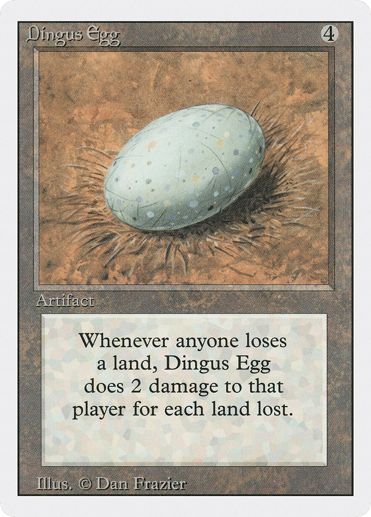 Dingus Egg — Revised Edition — Magic: The Gathering