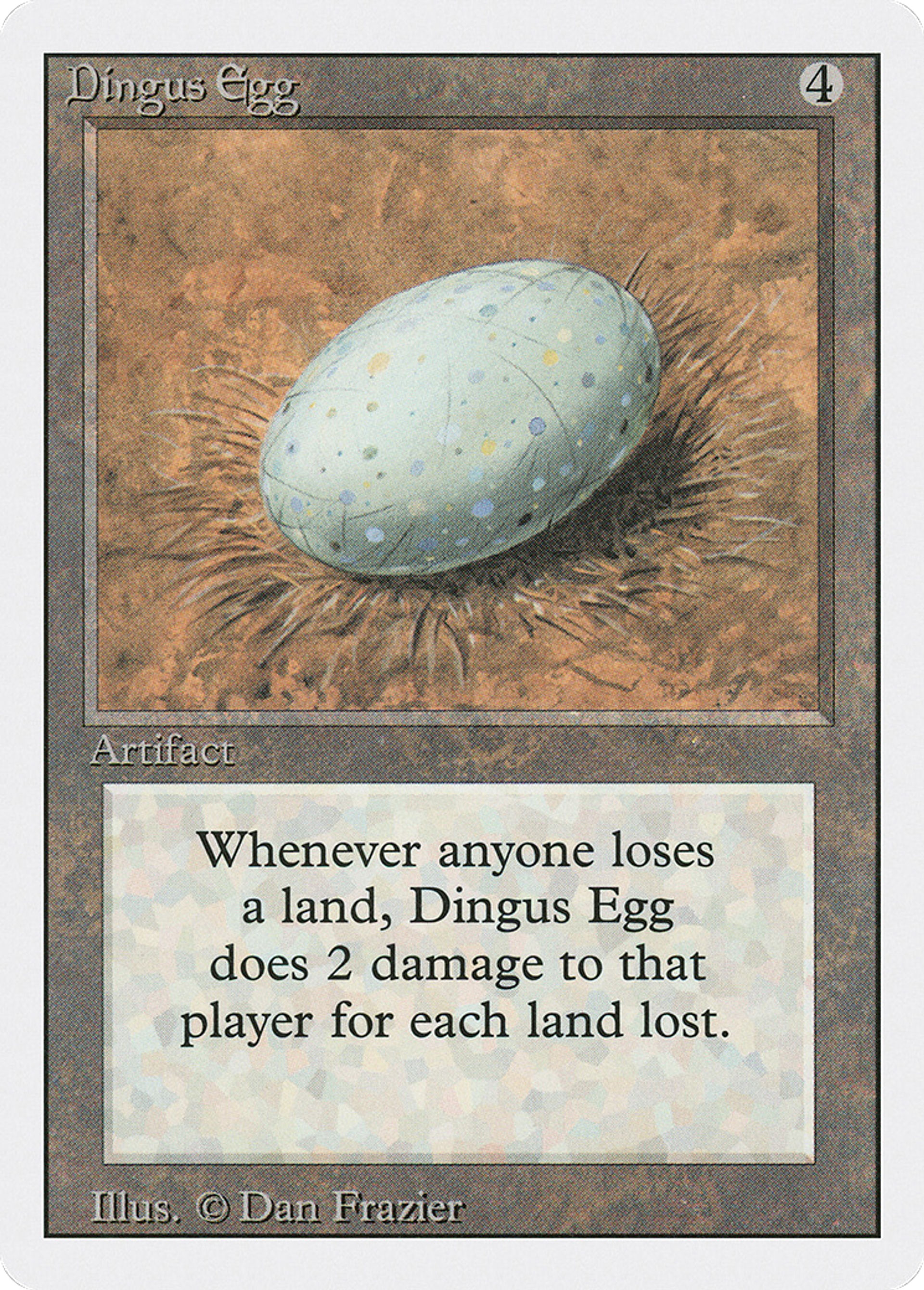 Dingus Egg — Revised Edition — Magic: The Gathering