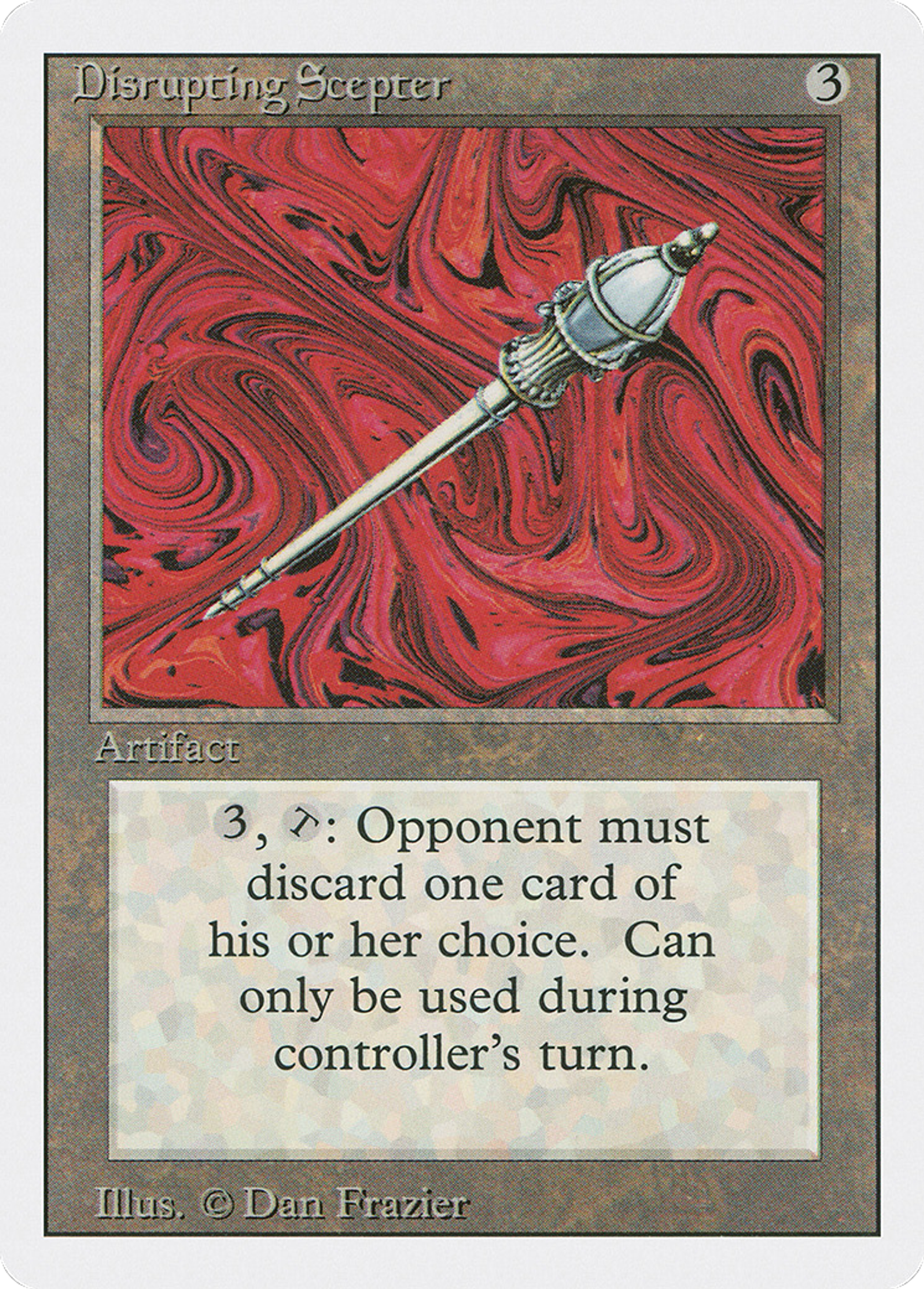 Disrupting Scepter — Revised Edition — Magic: The Gathering