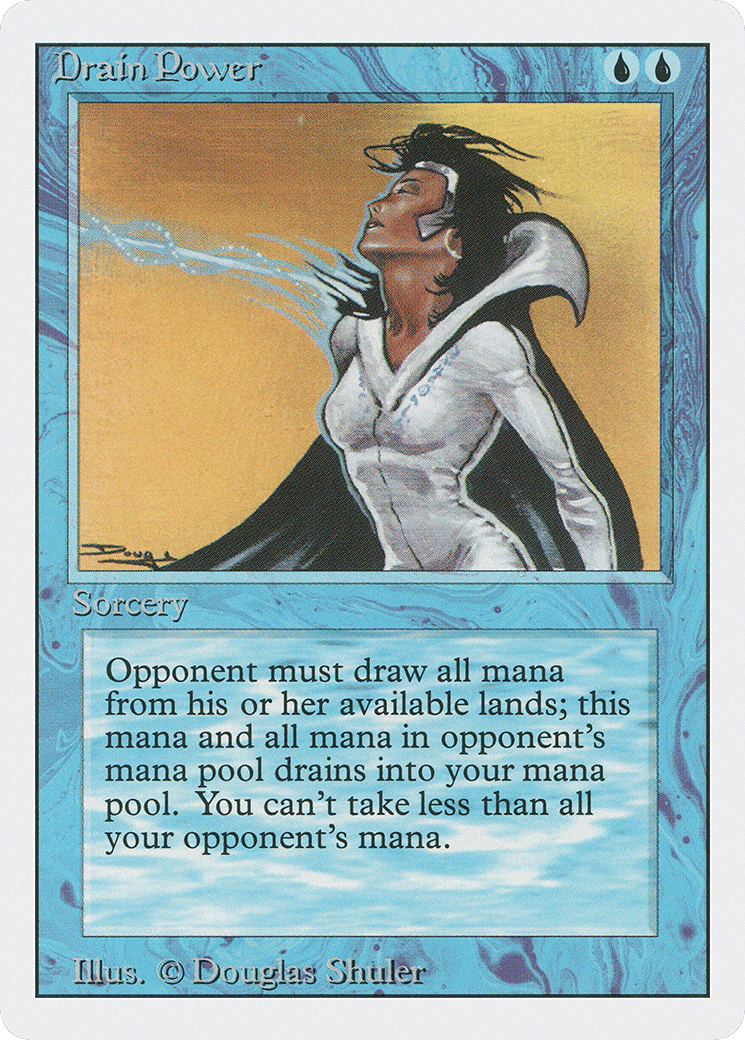Drain Power — Revised Edition — Magic: The Gathering