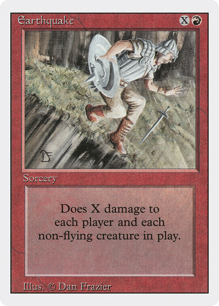 Earthquake — Revised Edition — Magic: The Gathering