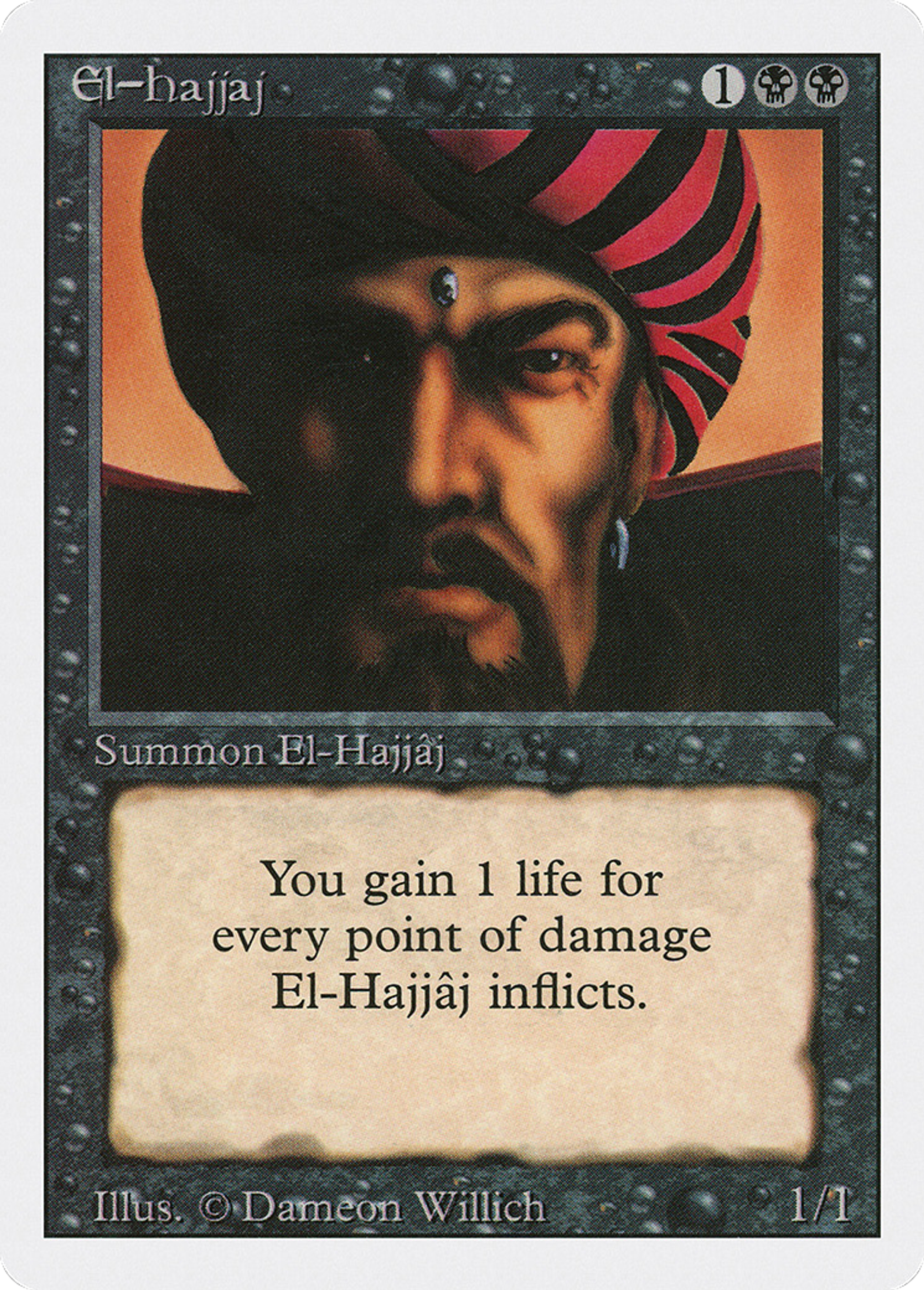 El-Hajjâj — Revised Edition — Magic: The Gathering