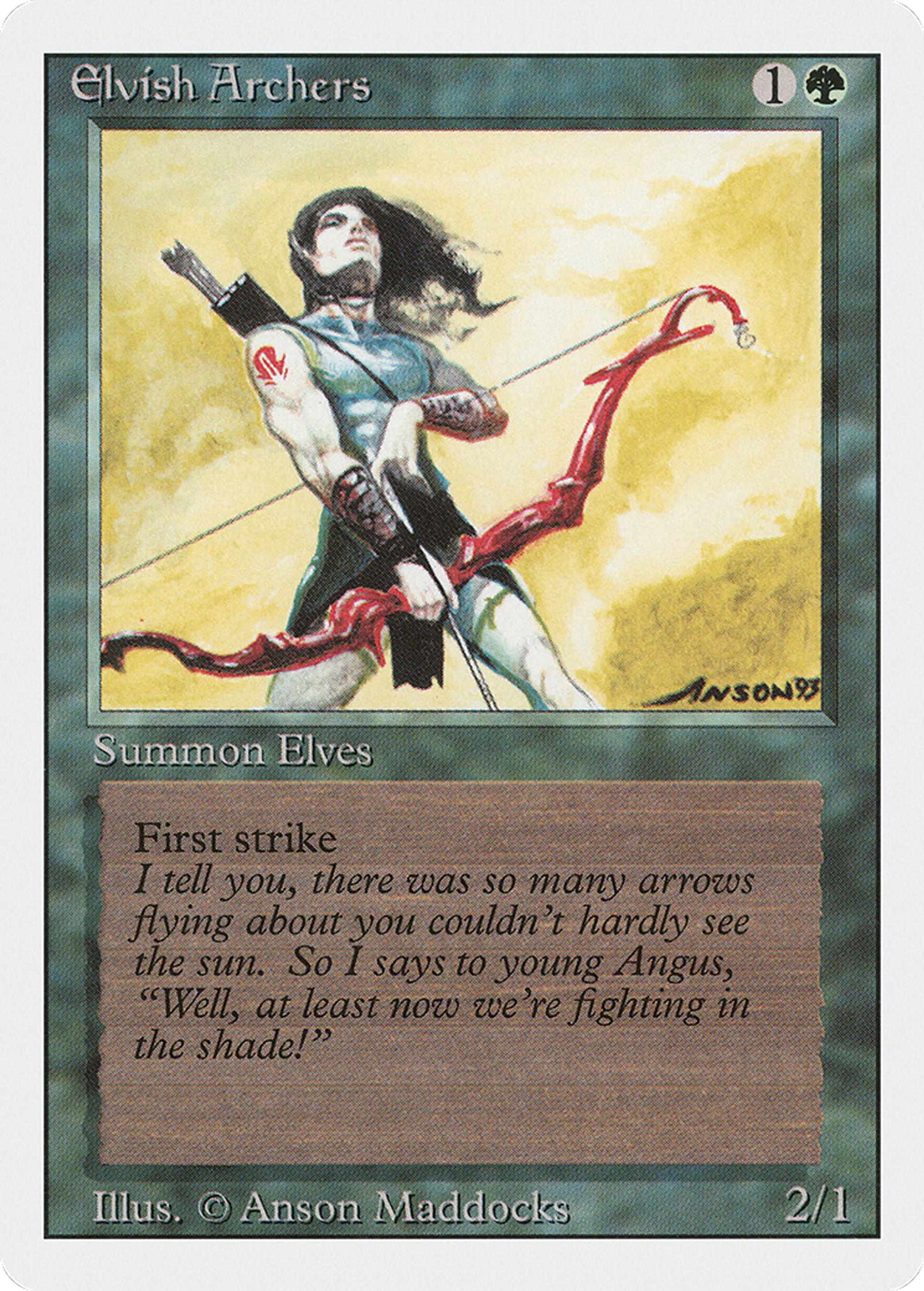 Elvish Archers — Revised Edition — Magic: The Gathering