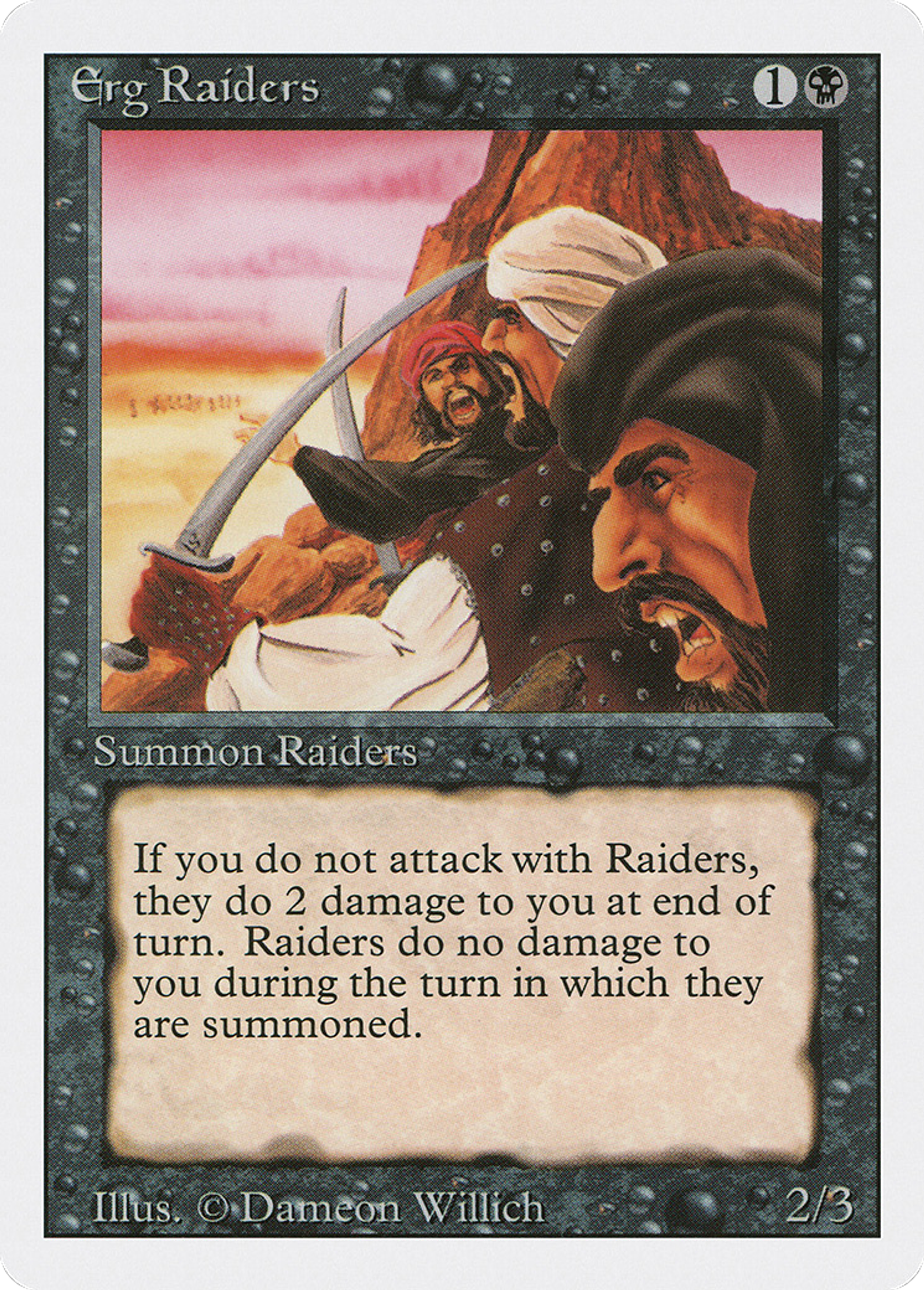 Erg Raiders — Revised Edition — Magic: The Gathering