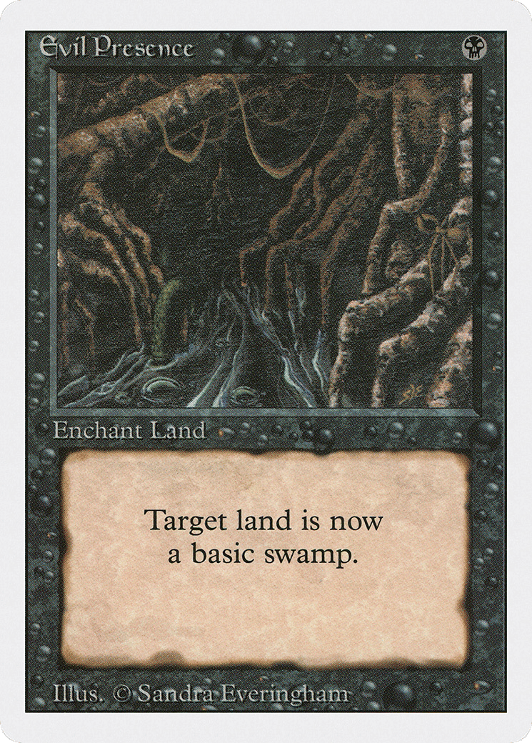 Evil Presence — Revised Edition — Magic: The Gathering