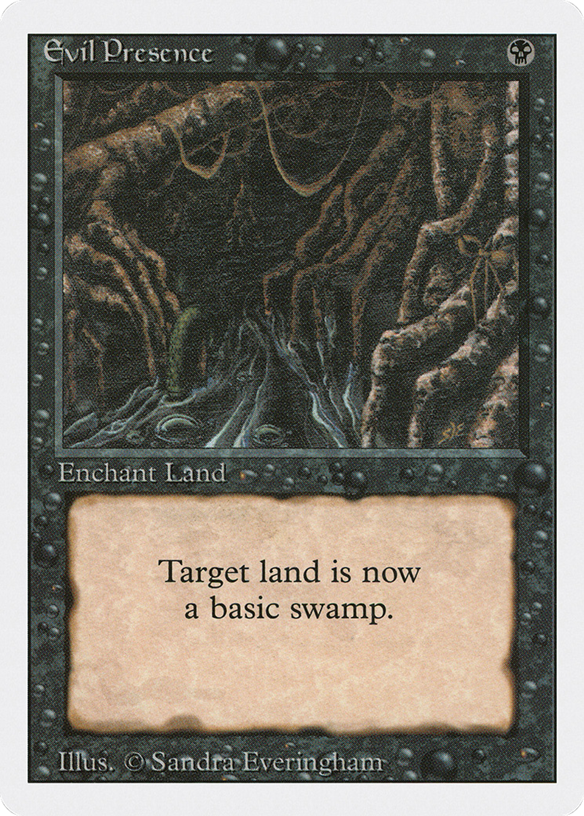 Evil Presence — Revised Edition — Magic: The Gathering